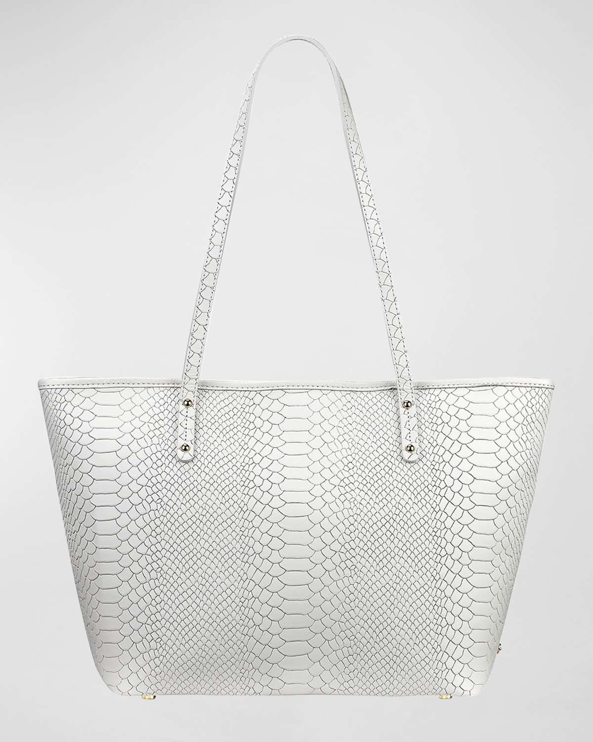 Teddy Python-Print Tote Bag