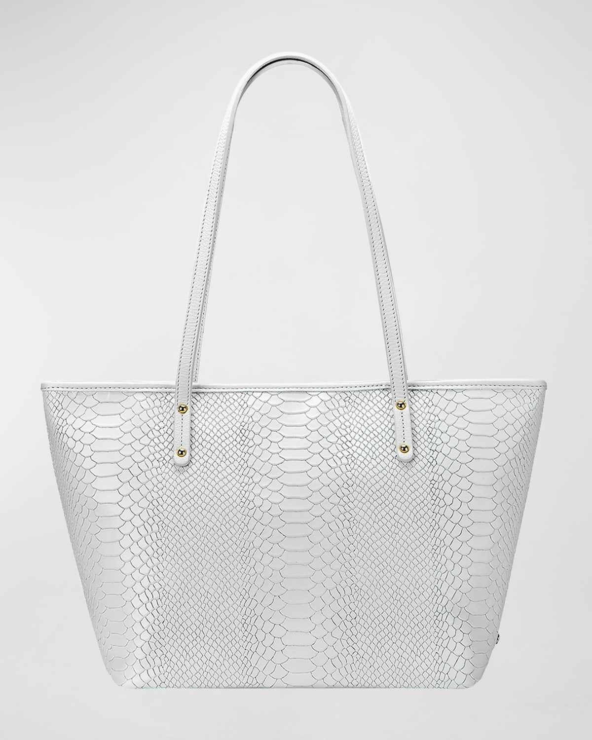 Teddy Python-Print Tote Bag