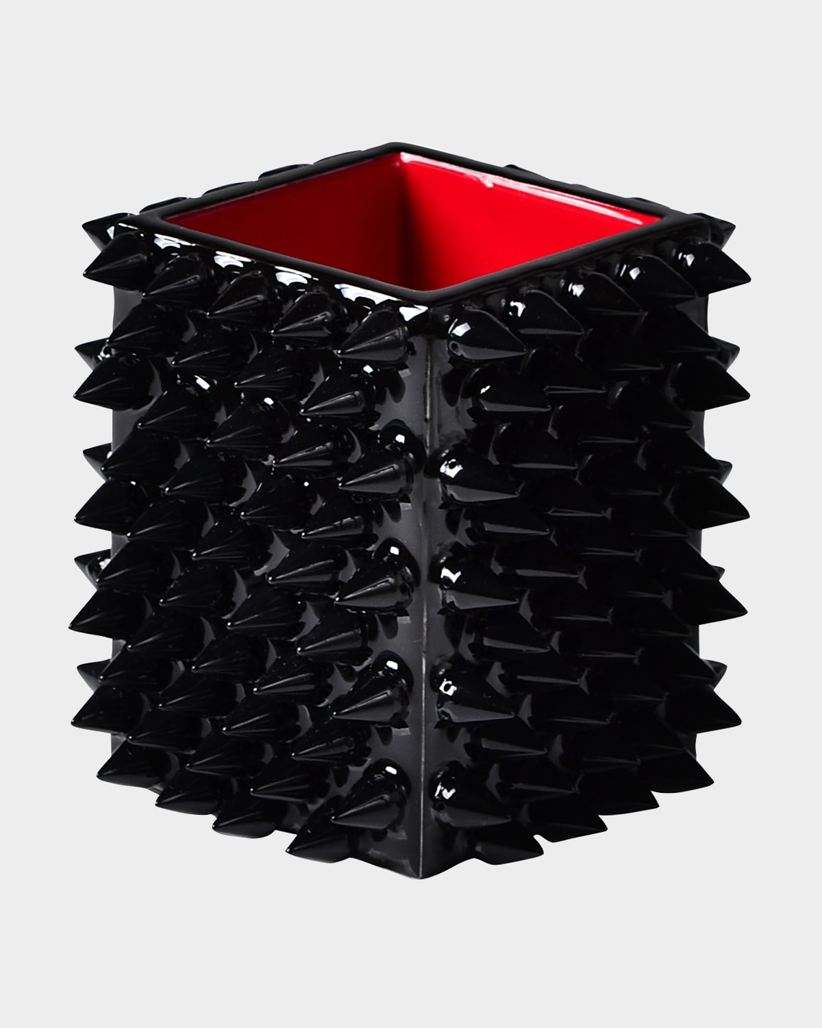 Mike & Ally Quill Makeup Brush Holder In Black/red