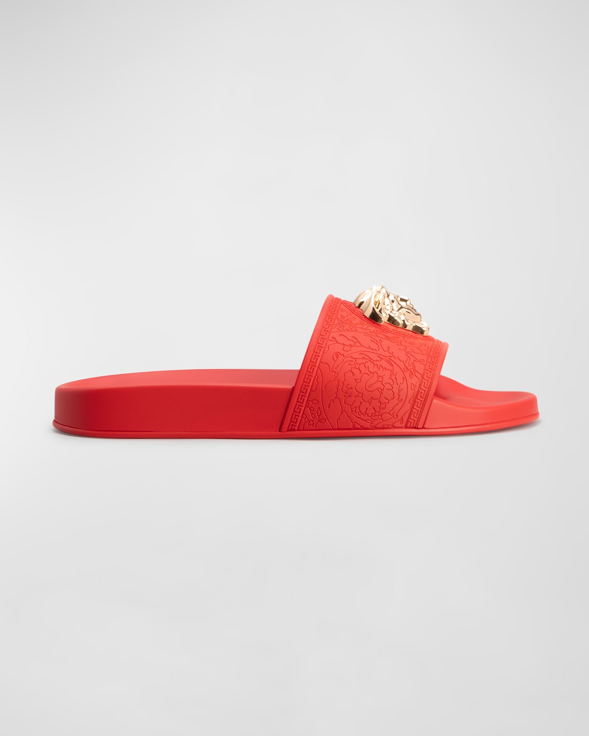Versace Palazzo Medusa Slide Sandal In Azalea