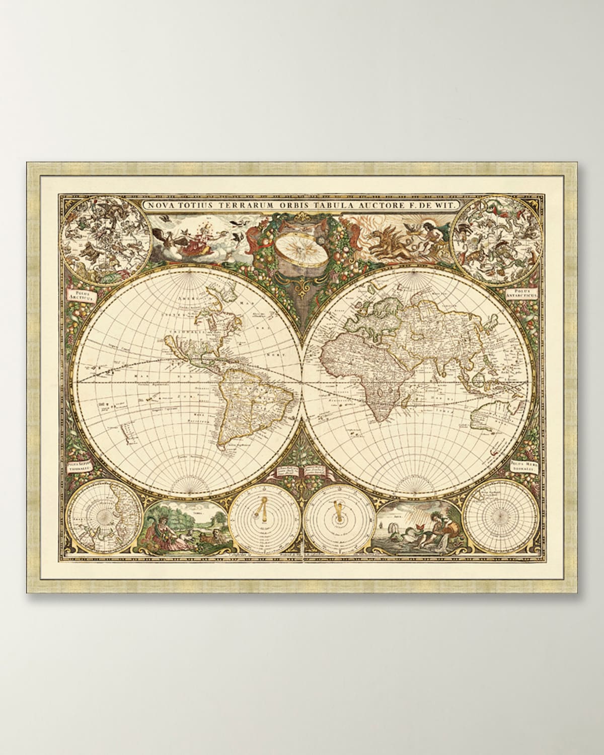 Wendover Art Group Nova Global Map In Neutral