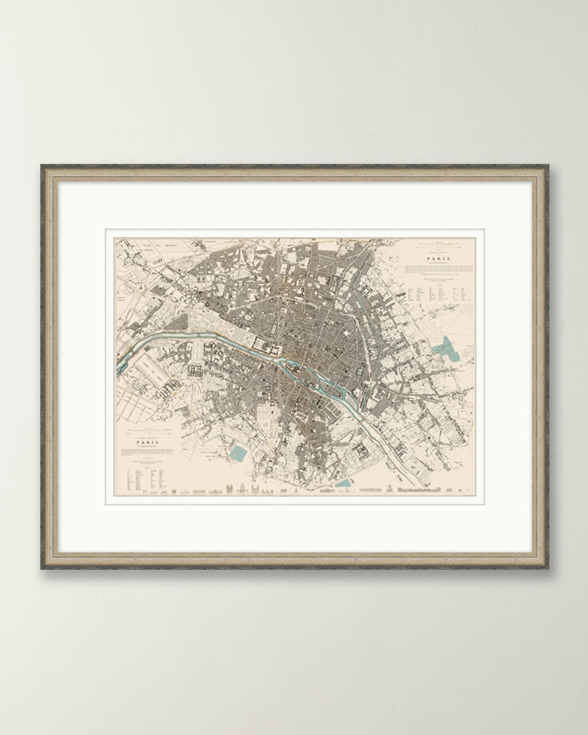 Wendover Art Group European Map - Paris