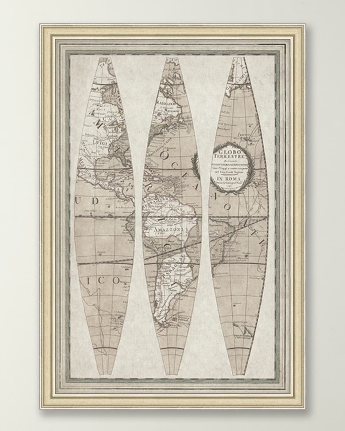 Wendover Art Group Tonal Atlas Ii In Multi