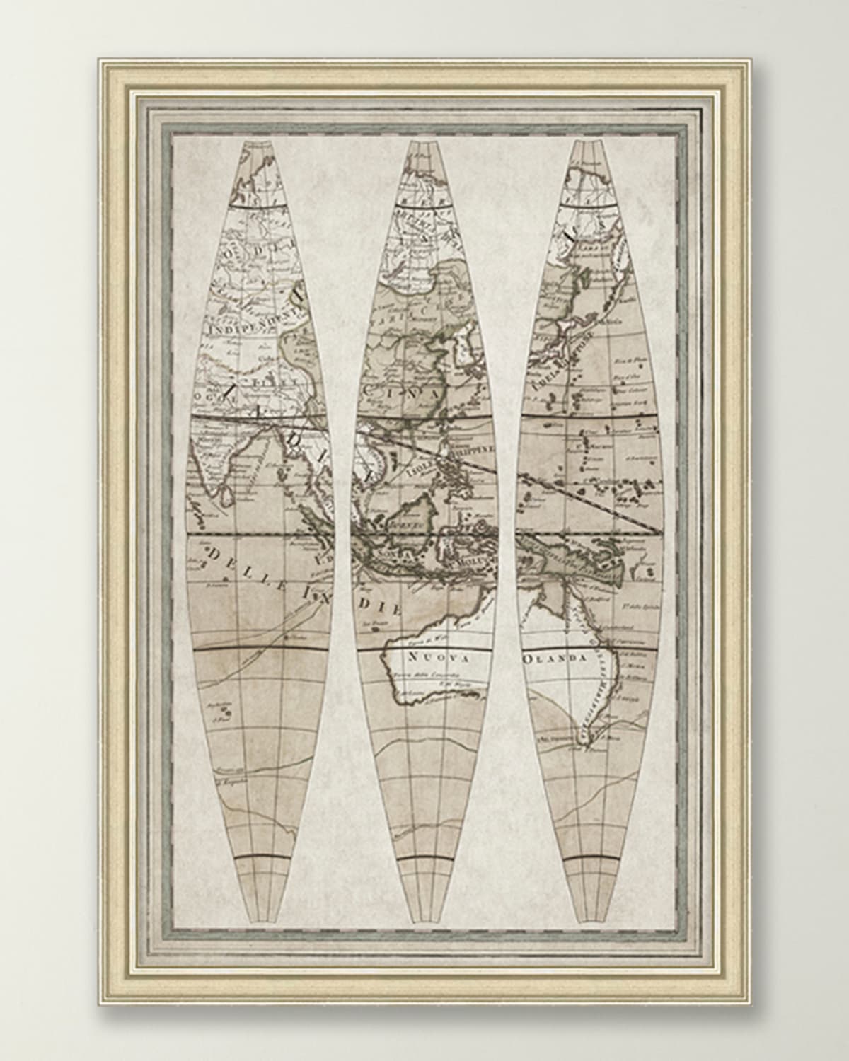 Wendover Art Group Tonal Atlas Iv In Multi