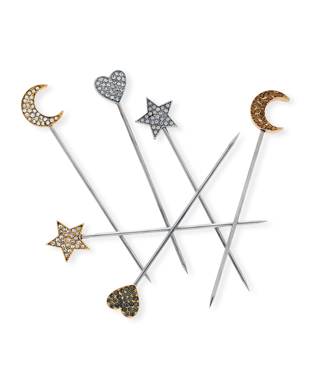 JOANNA BUCHANAN CELESTIAL COCKTAIL PICKS, SET OF 6