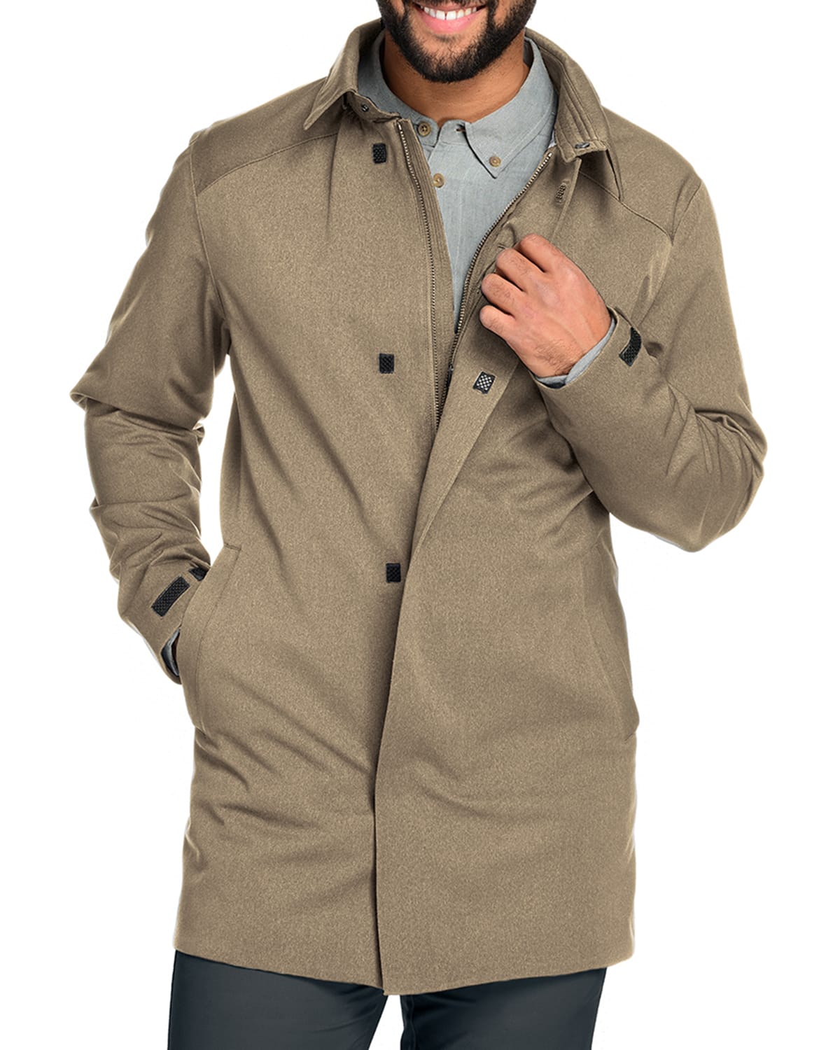 Men's Chelsea Water-Resistant Trench Coat