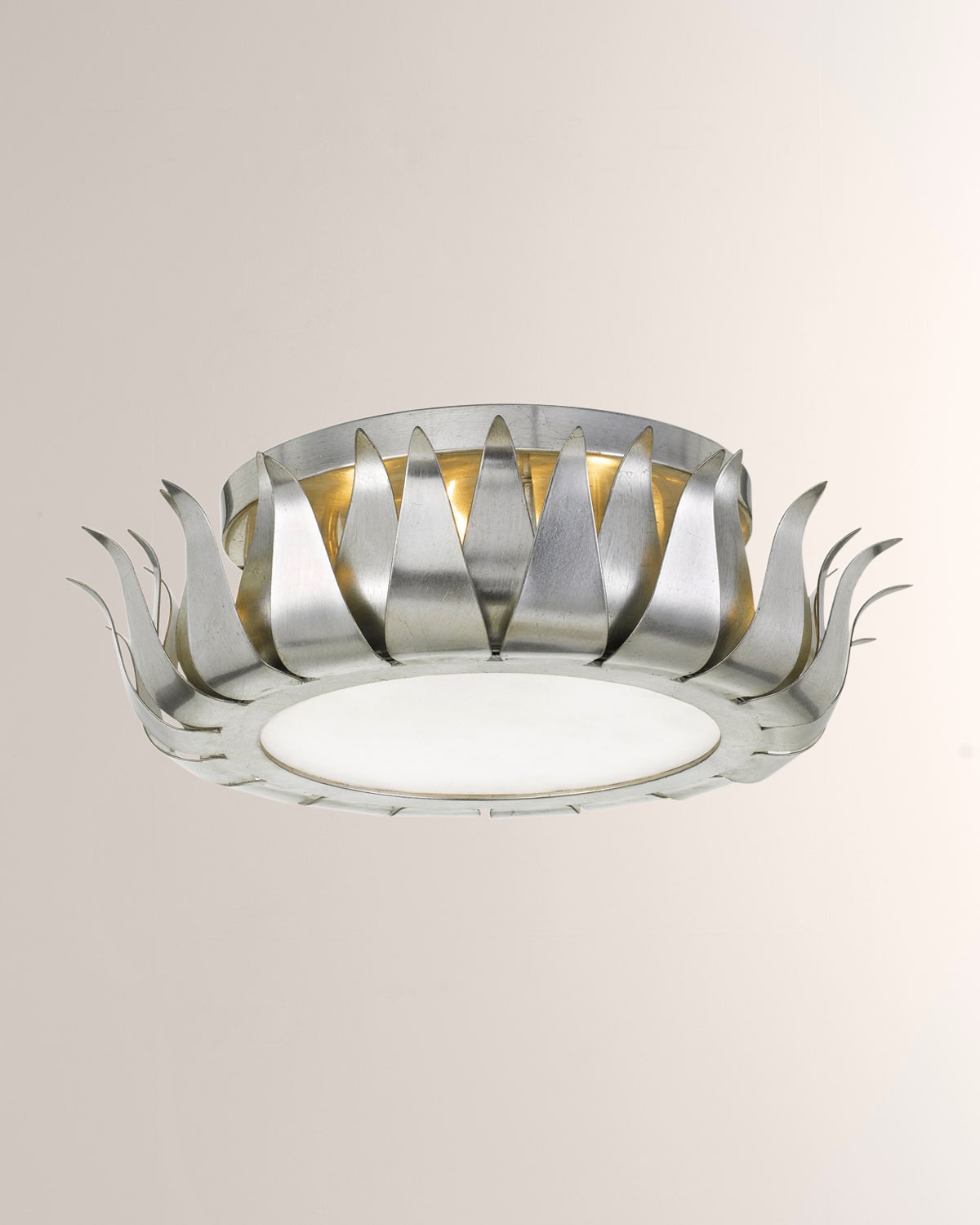 Crystorama Broche 3-light Flush-mount Ceiling Lamp