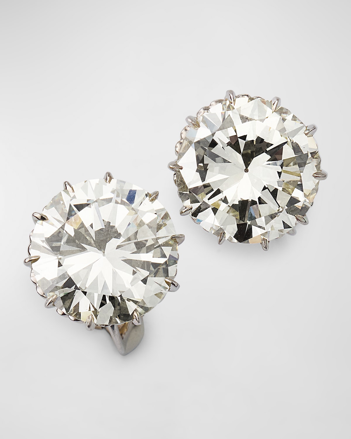 Estate Art Deco Platinum 11-Strand Pearl Choker Necklace with Diamonds