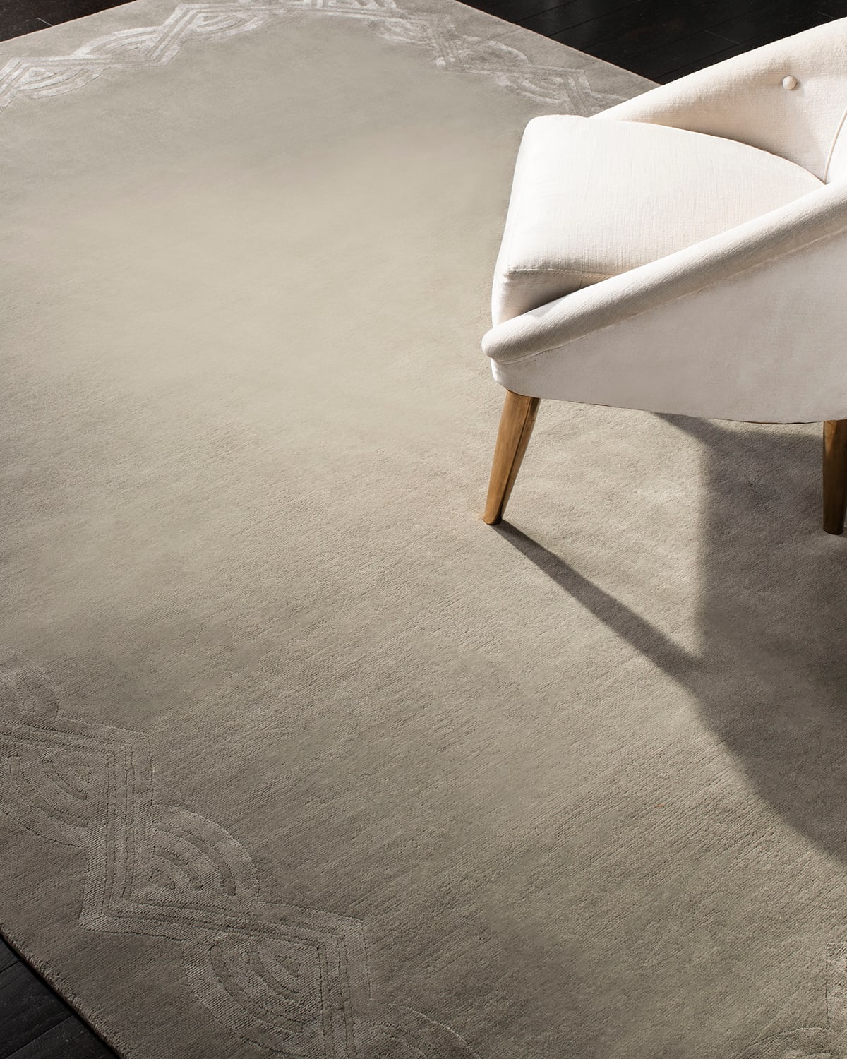 Polo Ralph Lauren Dufrene Sterling Hand-knotted Rug, 9' X 12' In Gray