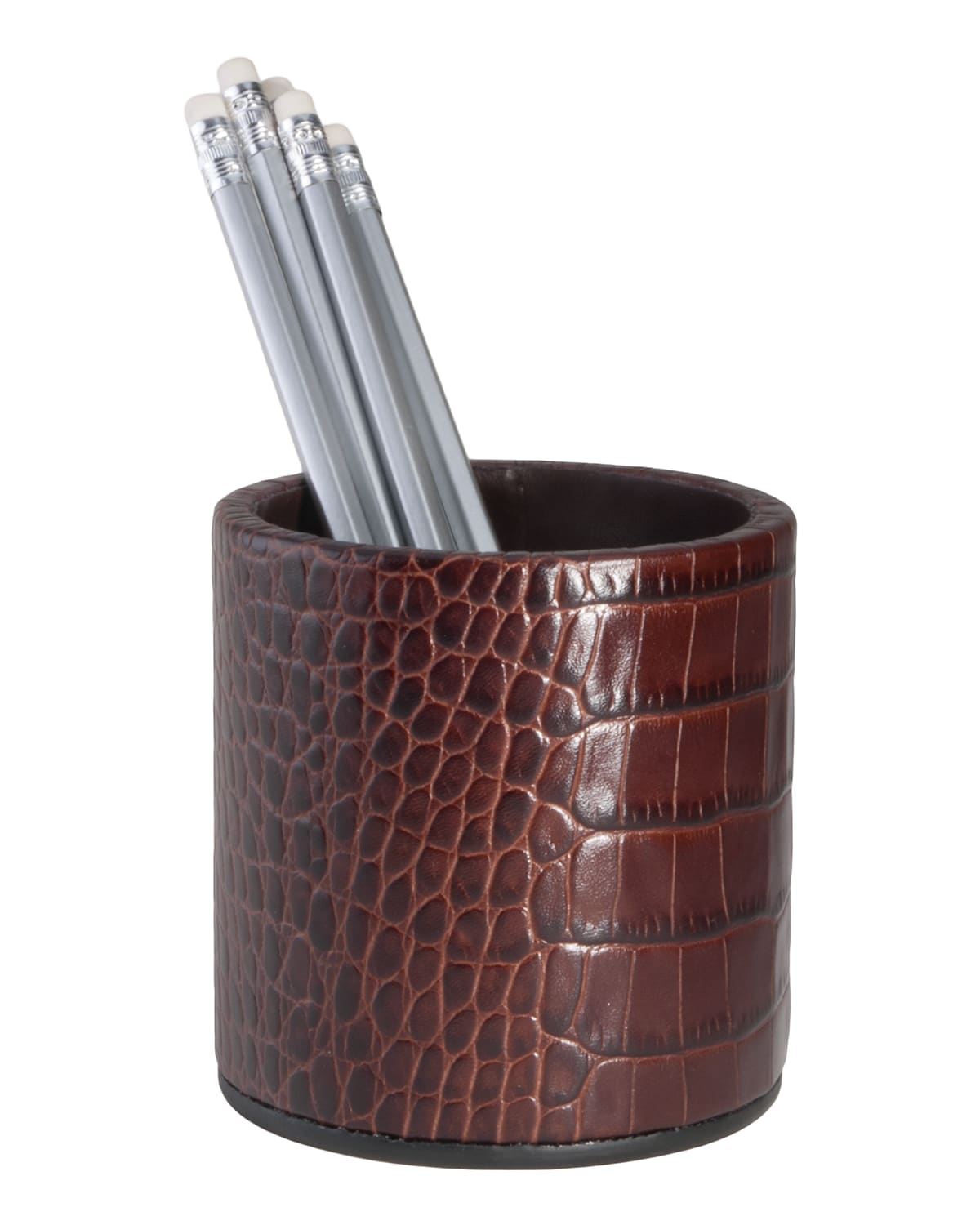 Shop Graphic Image Pencil Cup In Brown