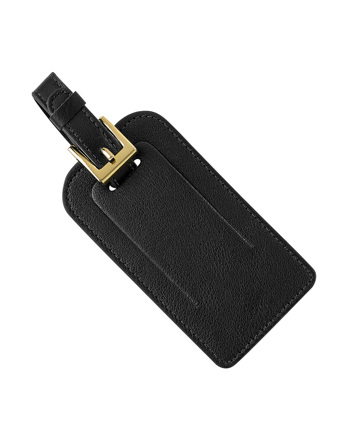 Shop Graphic Image Luggage Tag With Buckle In Black
