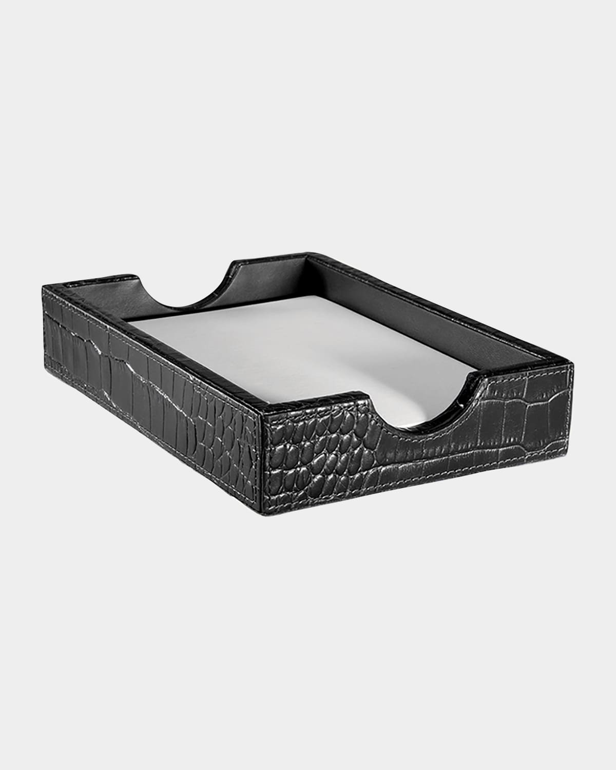 Graphic Image Memo Tray In Black