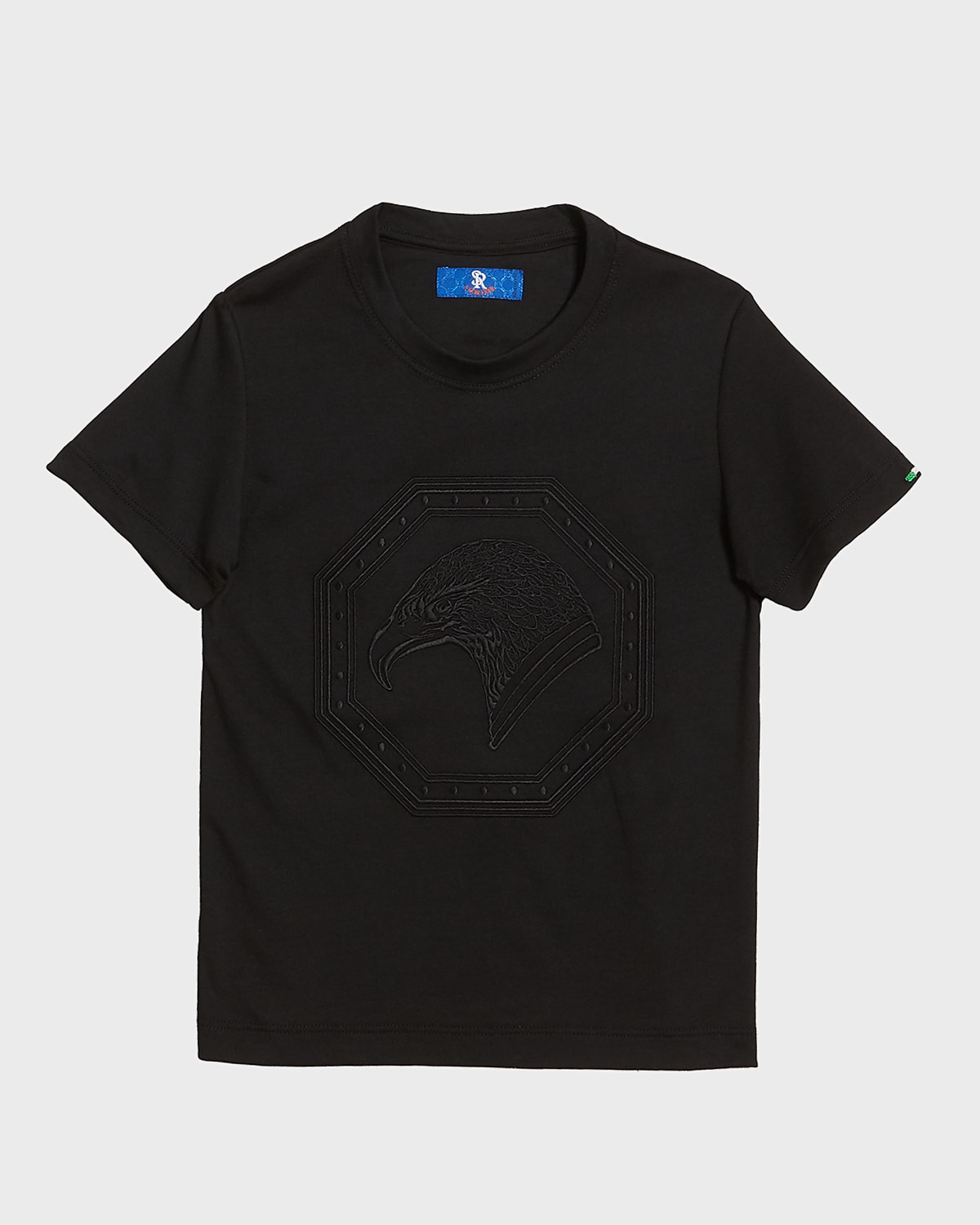 Stefano Ricci Boys' Short-sleeve Tee In Black