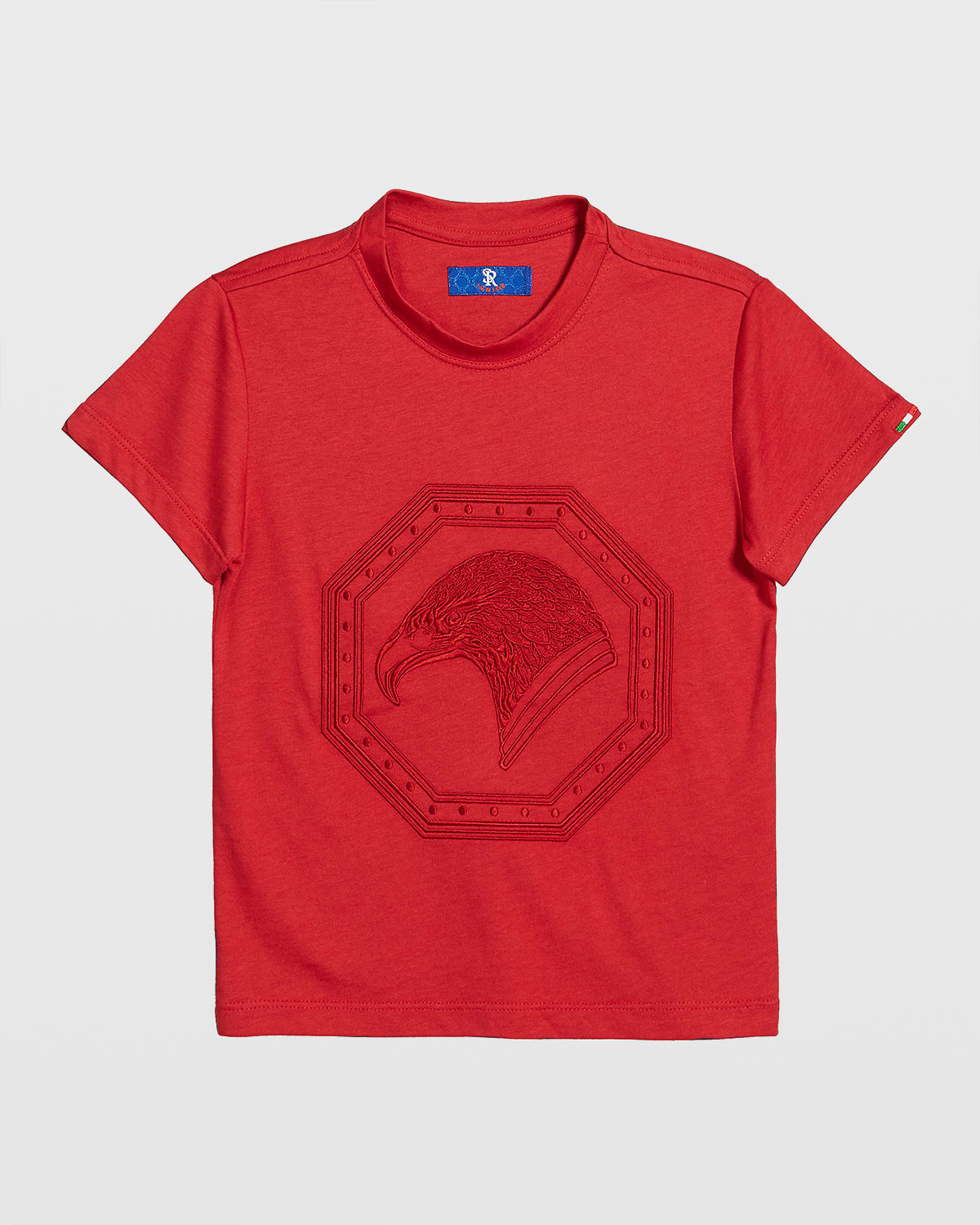 Stefano Ricci Boys' Short-sleeve Tee In Red