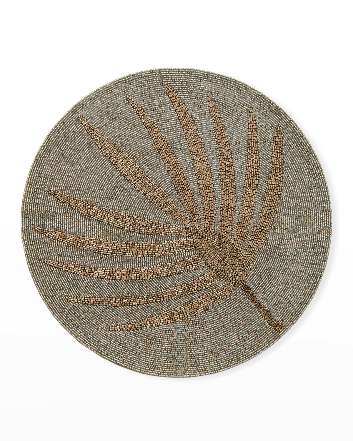 Shop Joanna Buchanan Palm Frond Placemat In Silver