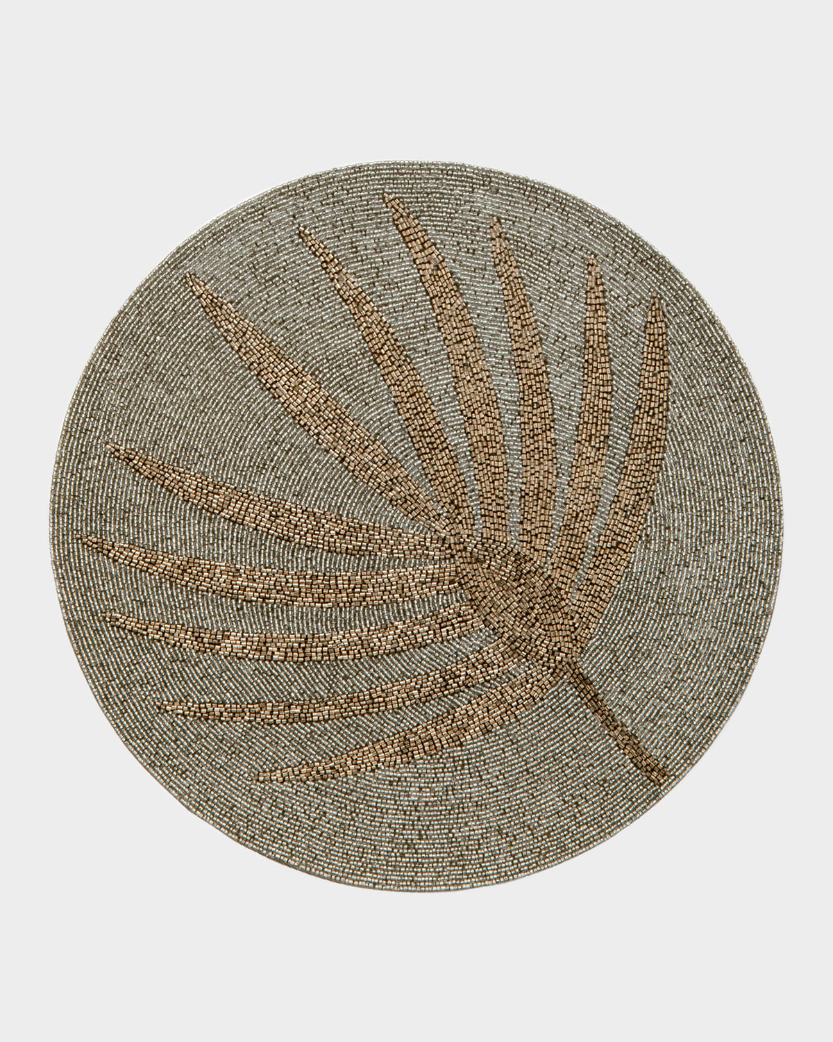 Joanna Buchanan Palm Frond Placemat In Silver