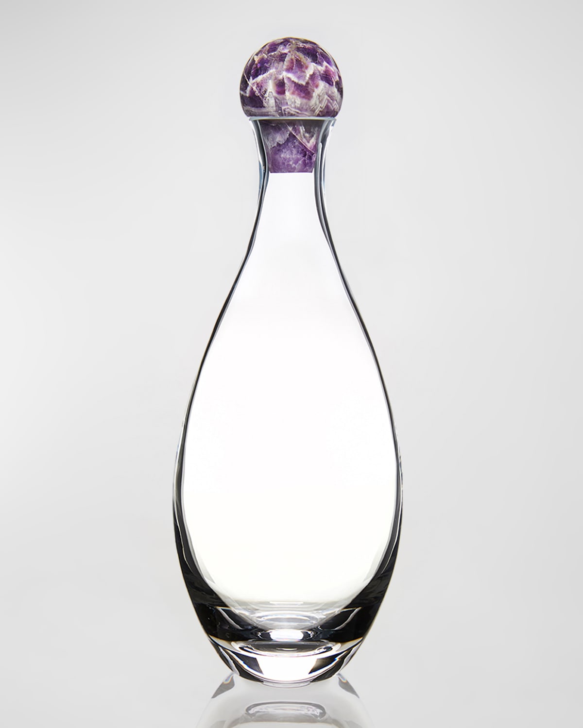 Anna New York Elevo Crystal & Cape Amethyst Decanter In Amethyst