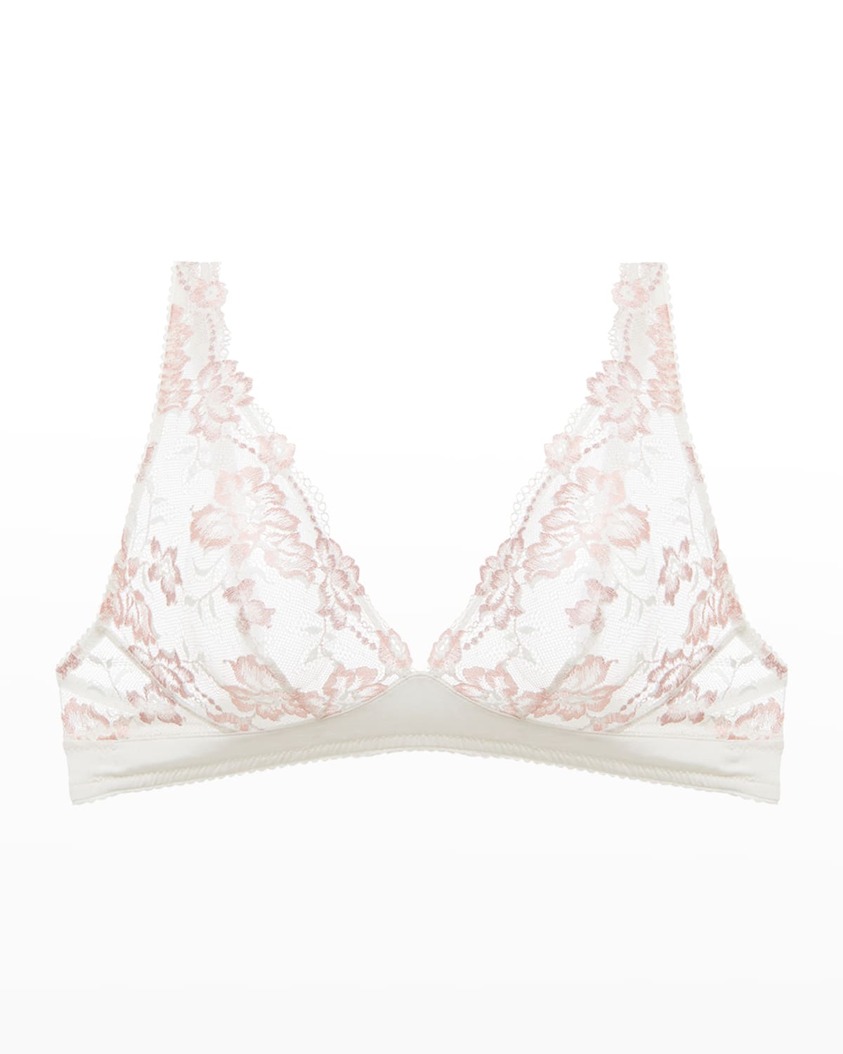 Cosabella Savona Lace Triangle Bralette In Beige