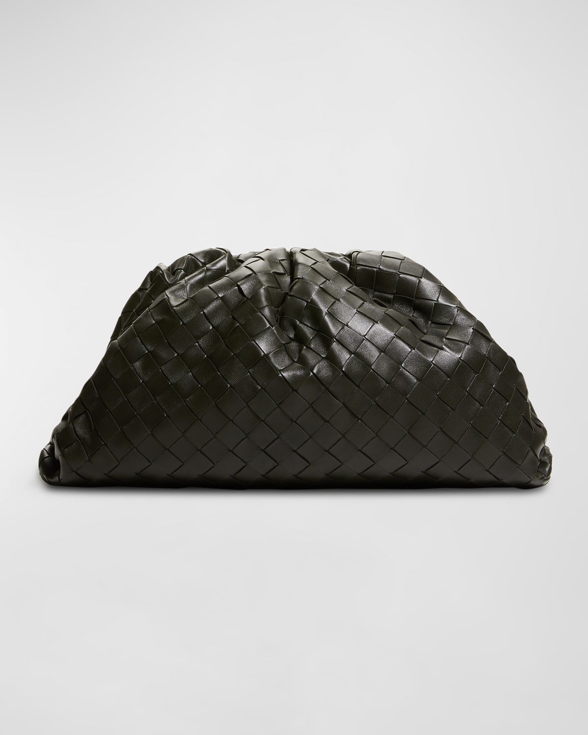 Bottega Veneta The Pouch Intrecciato Clutch Bag