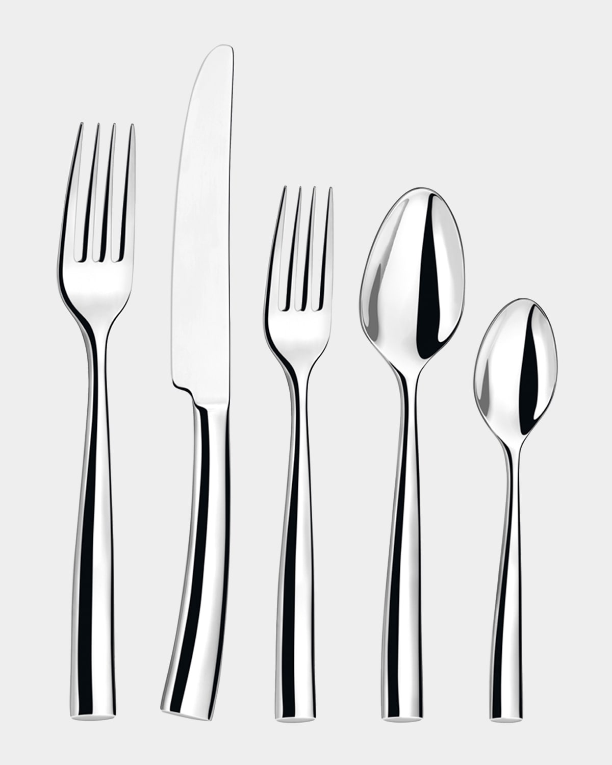 Couzon Silhouette 5-piece Flatware Set In Stainless Steel