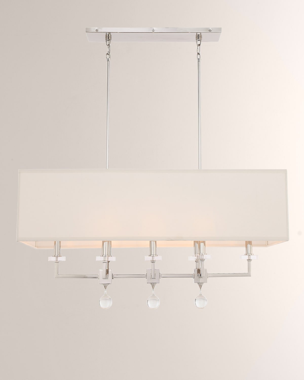Shop Crystorama Paxton 8-light Chandelier In Polished Nickel