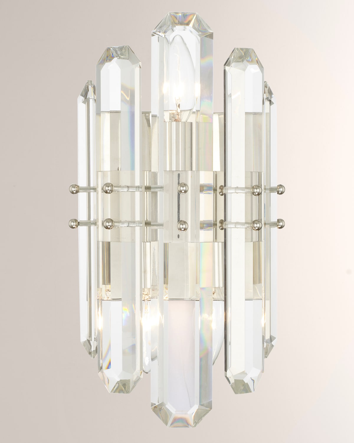 Shop Crystorama Bolton 2-light Sconce In Polished Nickel