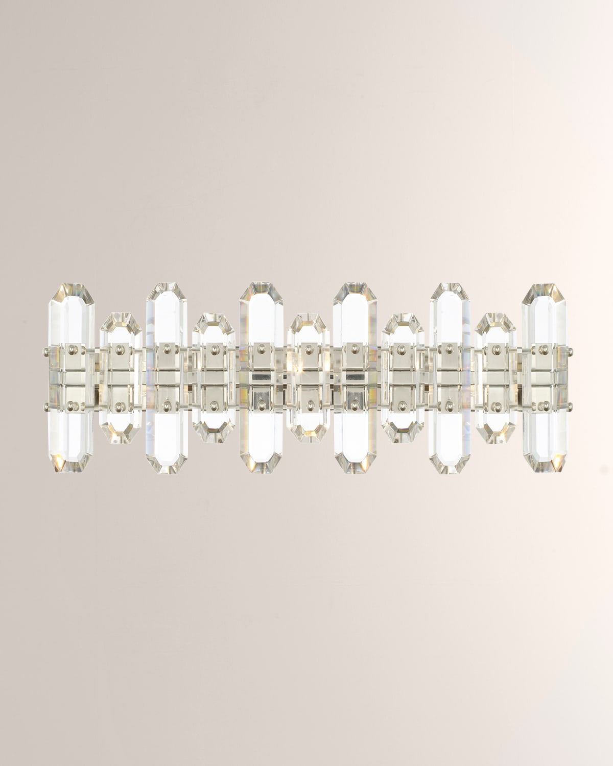 Crystorama Bolton 3-light Sconce In Polished Nickel