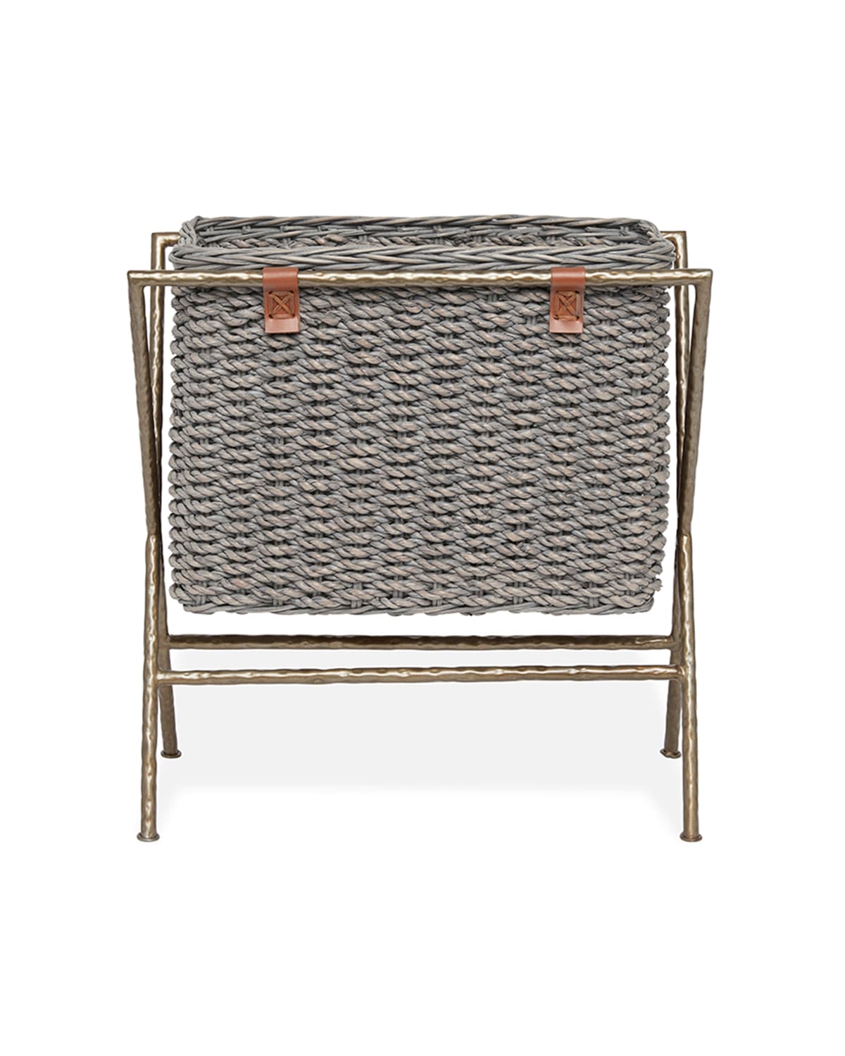 Shop Pigeon & Poodle Hemley Magazine Rack In Gray