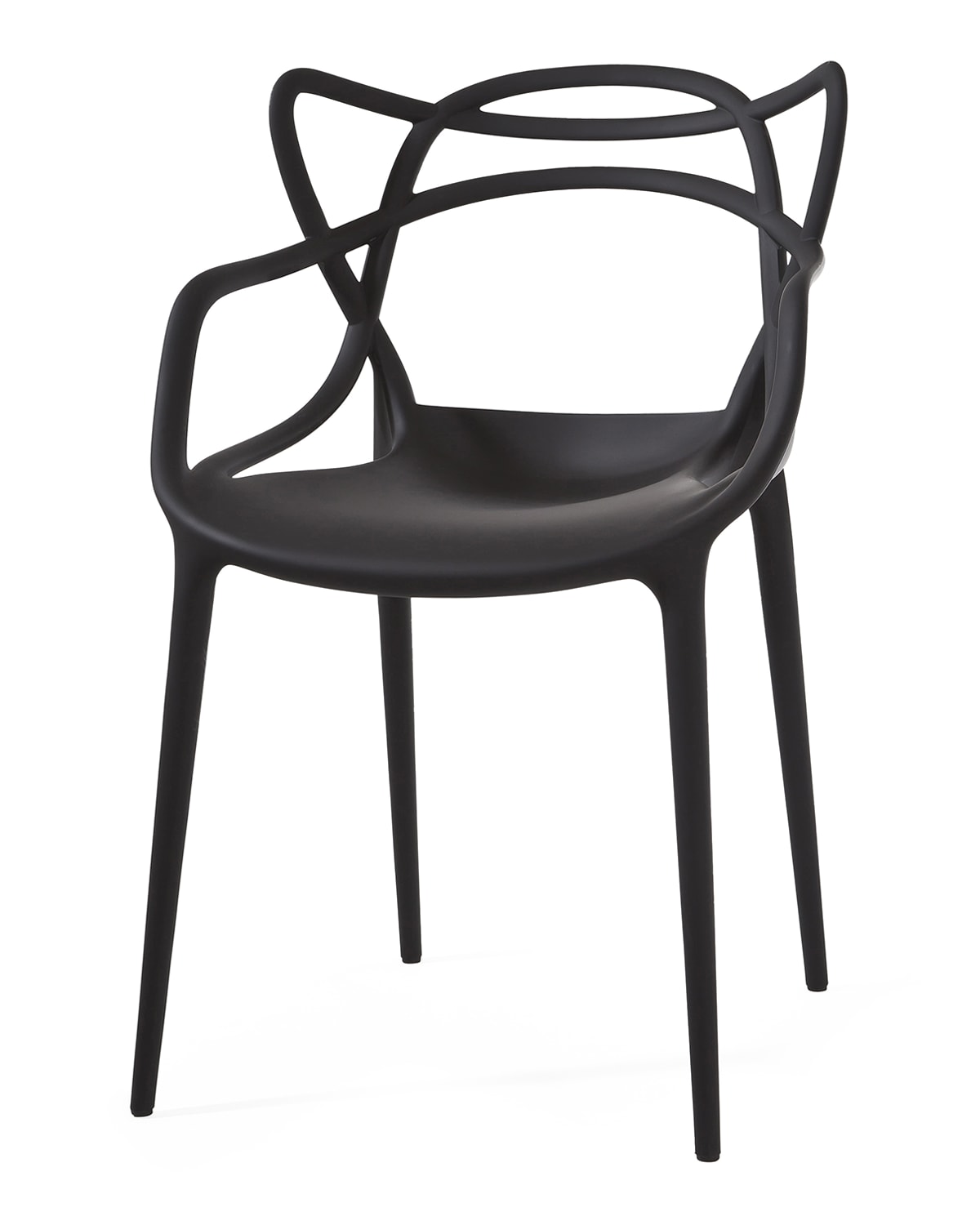 Kartell Masters Dining Chair, Set Of 4 In Black