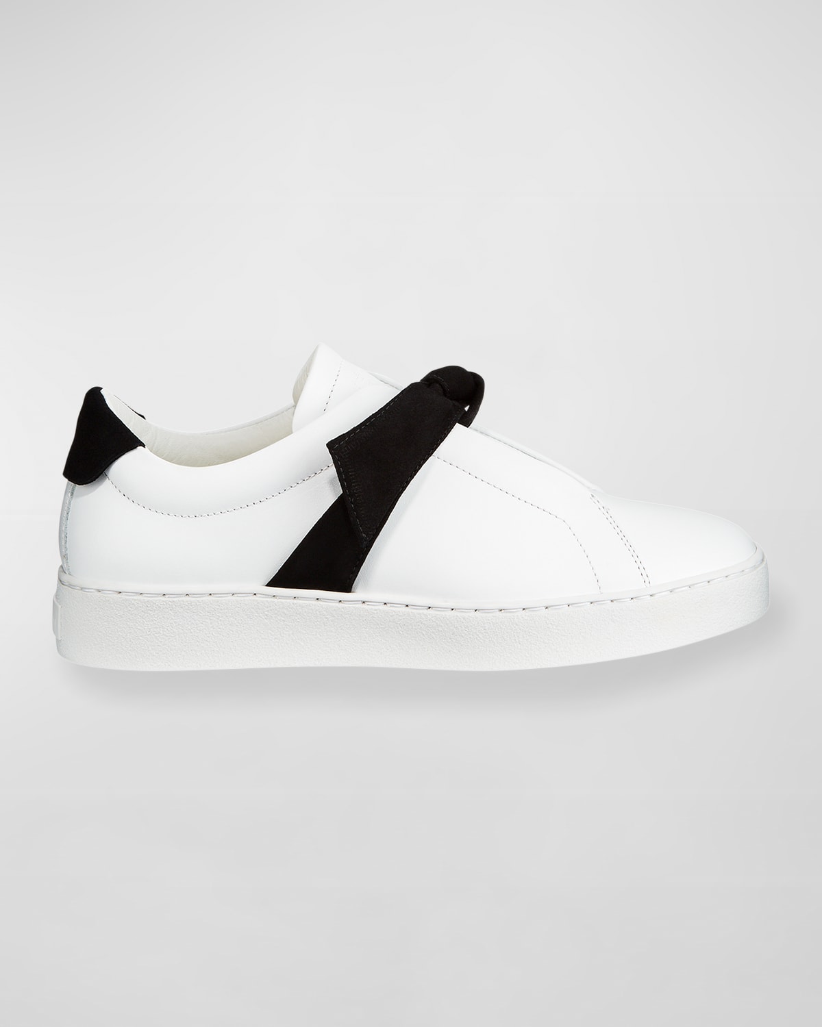 Clarita Two-Tone Sneakers, White/Black