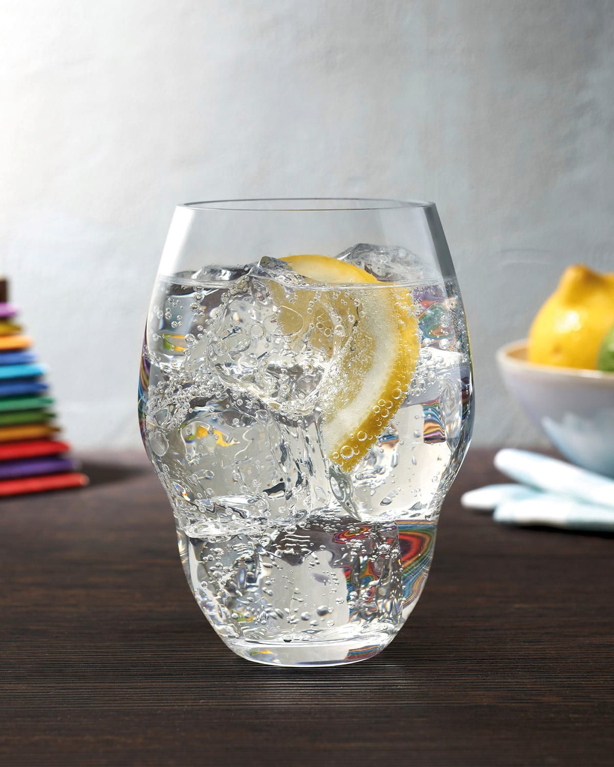 Nude Heads Up Water Glasses, Set Of 2 In Clear