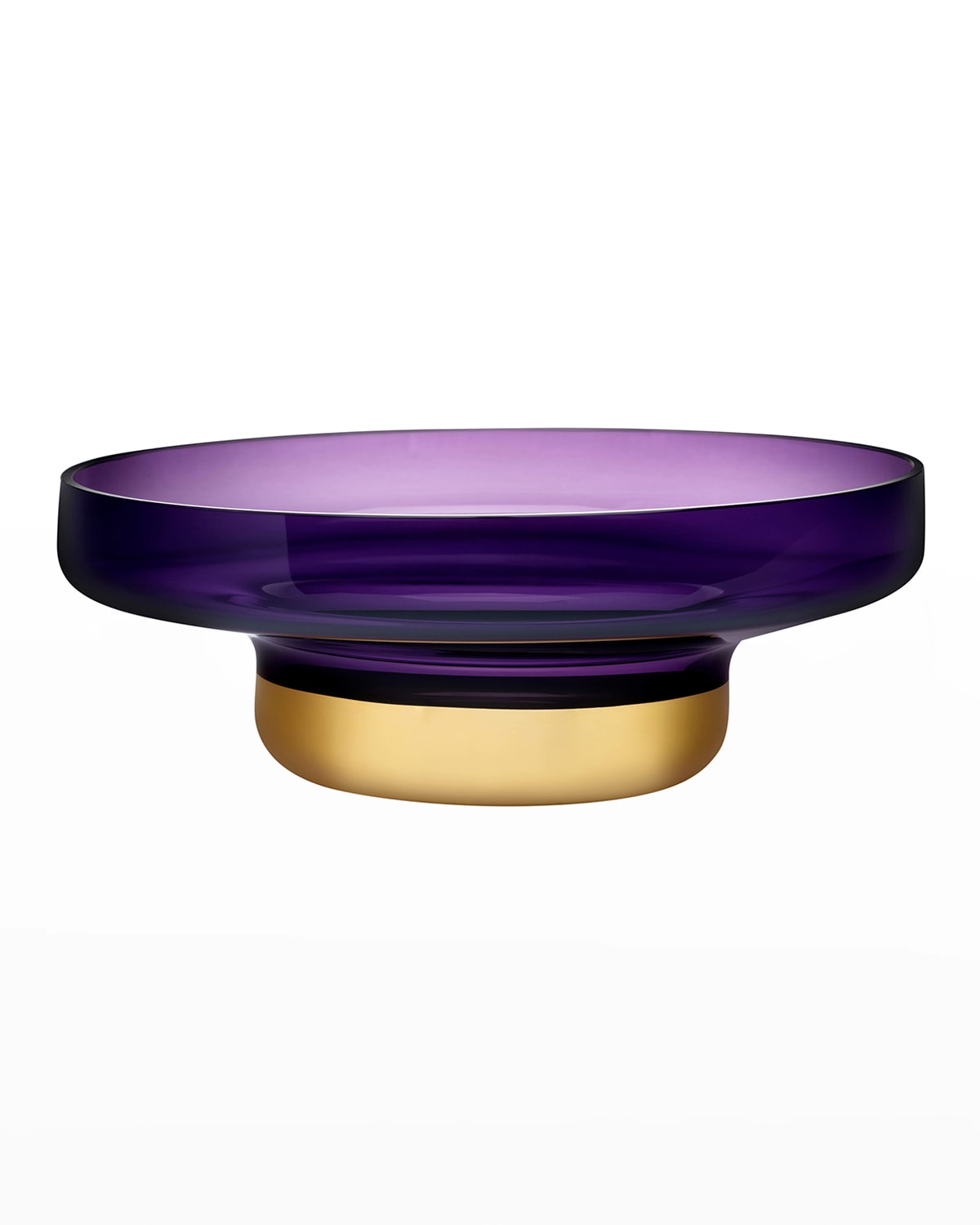 Shop Nude Contour Large Bowl In Purple Top Gold