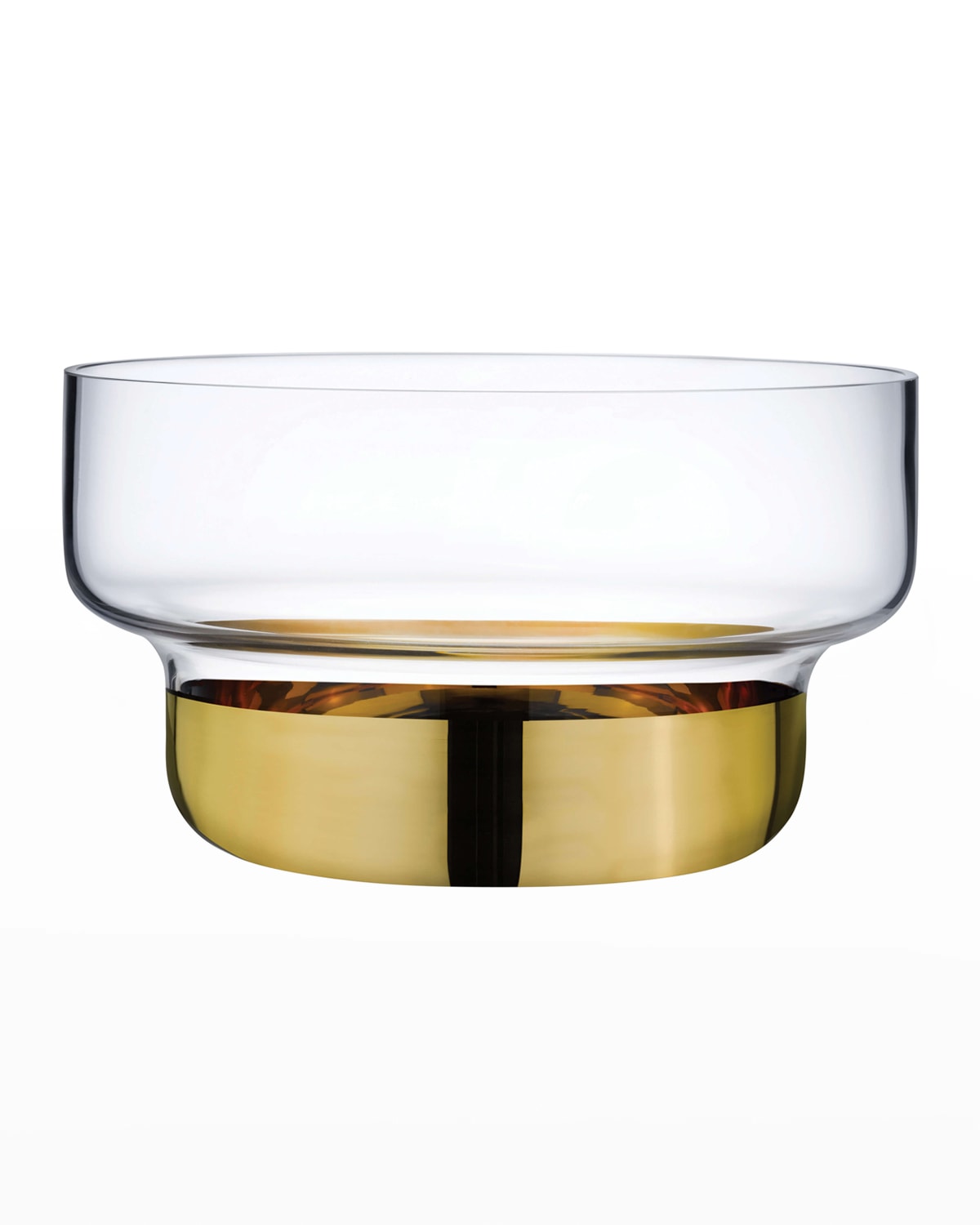 Shop Nude Contour Bowl In Clear Top Gold