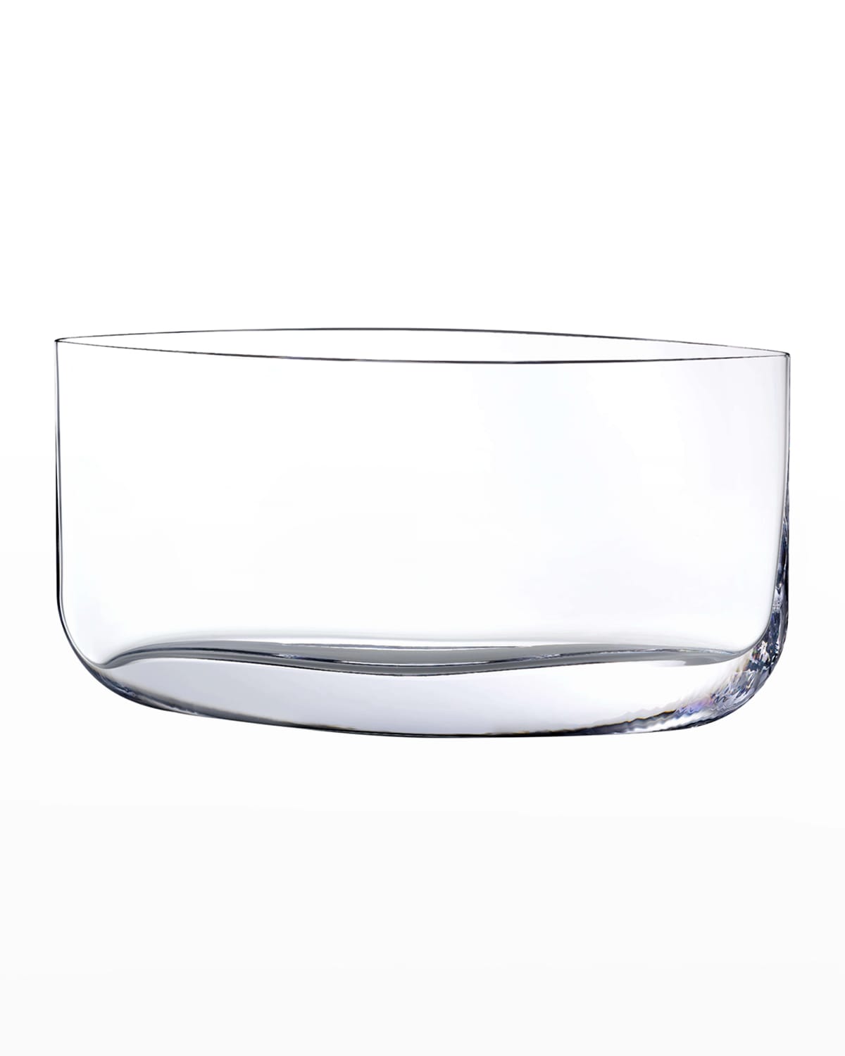 Shop Nude Blade Flat Vase In Clear