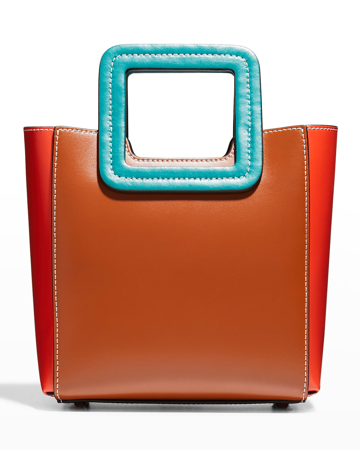 Staud Shirley Mini Leather Tote Bag