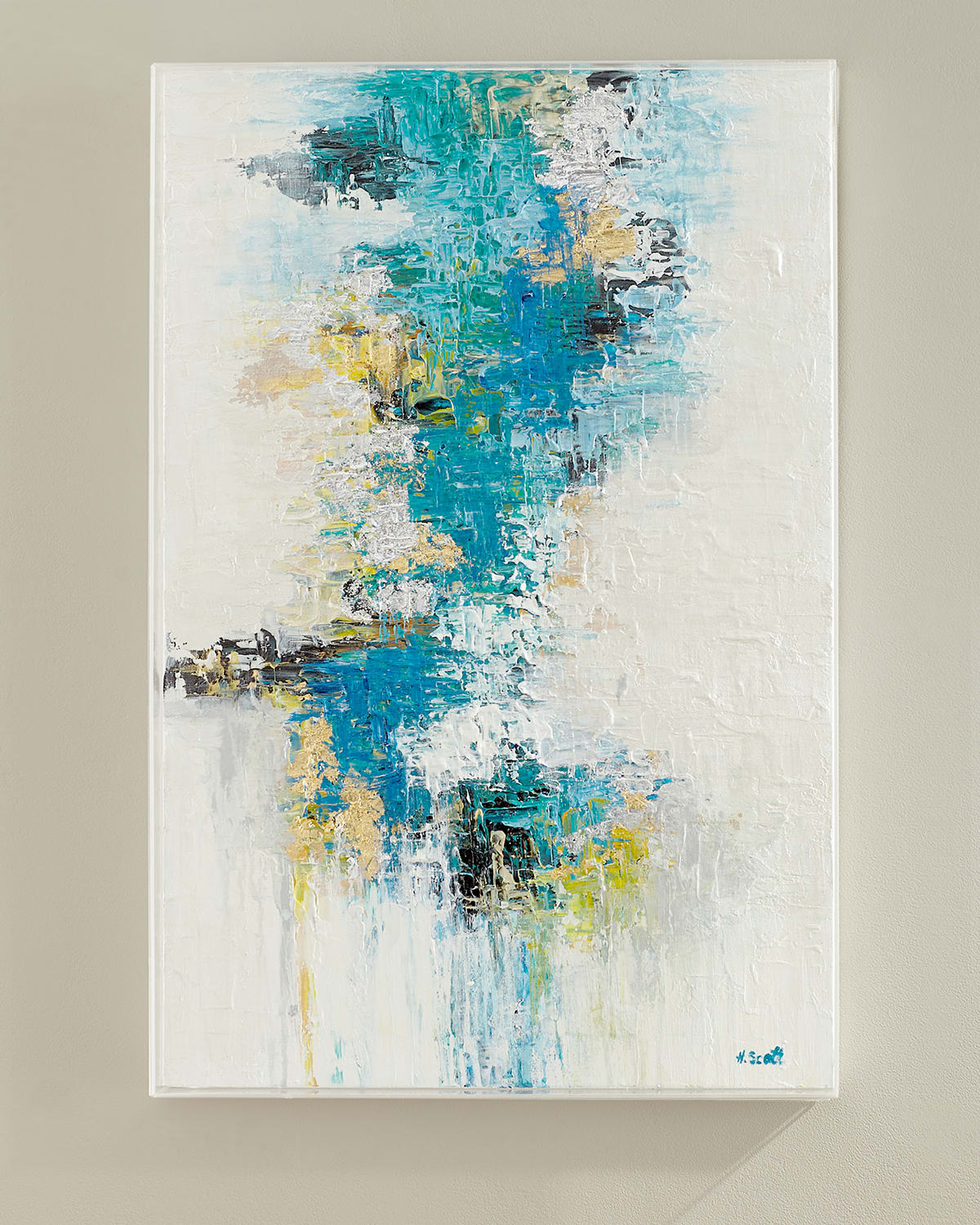 RFA FINE ART AZURE II ORIGINAL PAINTING BY H. SCOTT 