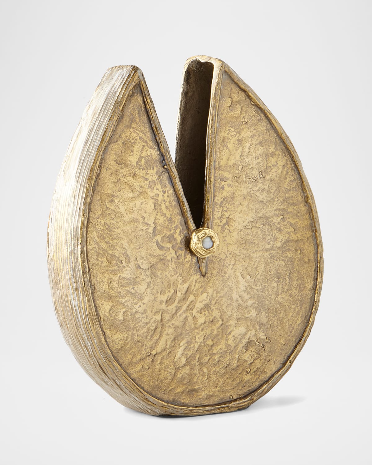 John-richard Collection Silver And Gold Enameled Vase I In Gold
