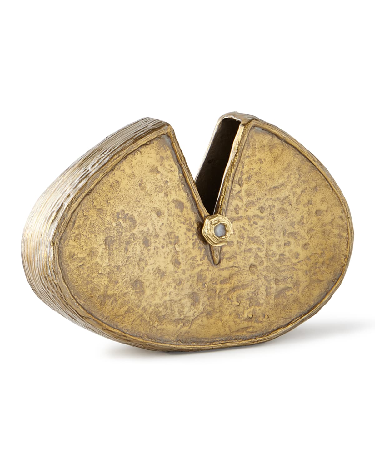 John-richard Collection Silver And Gold Enameled Vase Ii In Gold