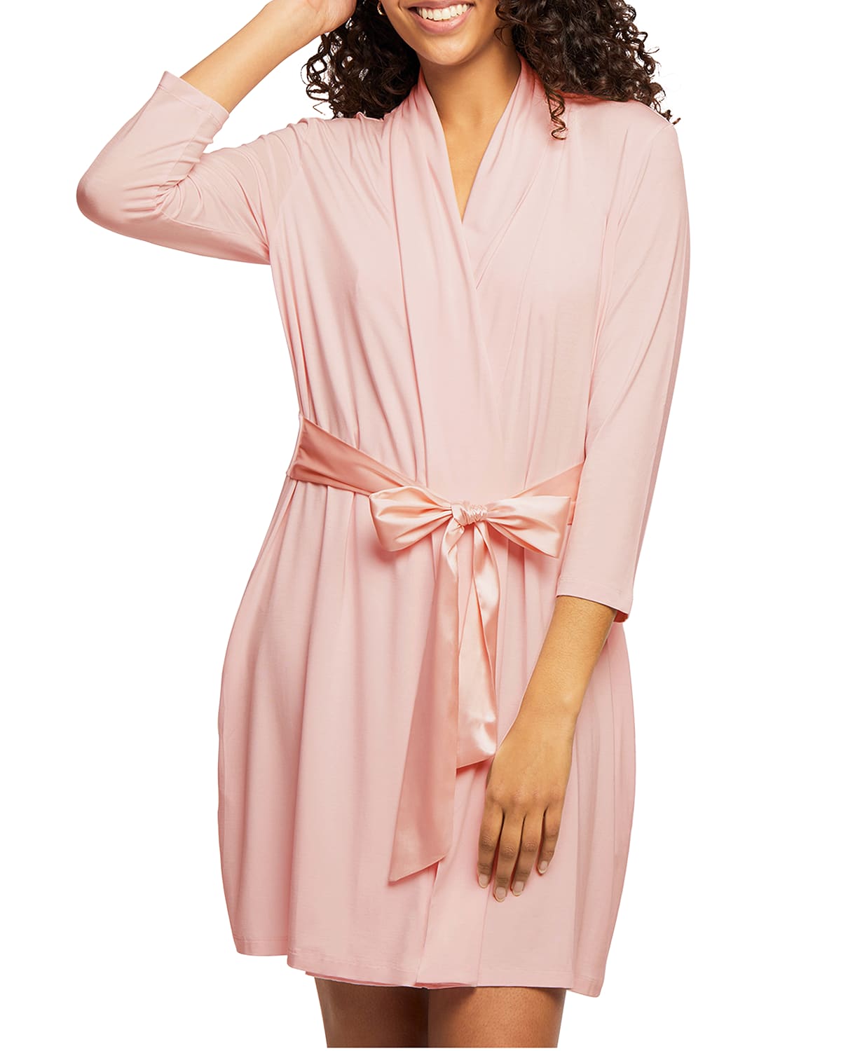 Fleur't Iconic Robe In Peonies