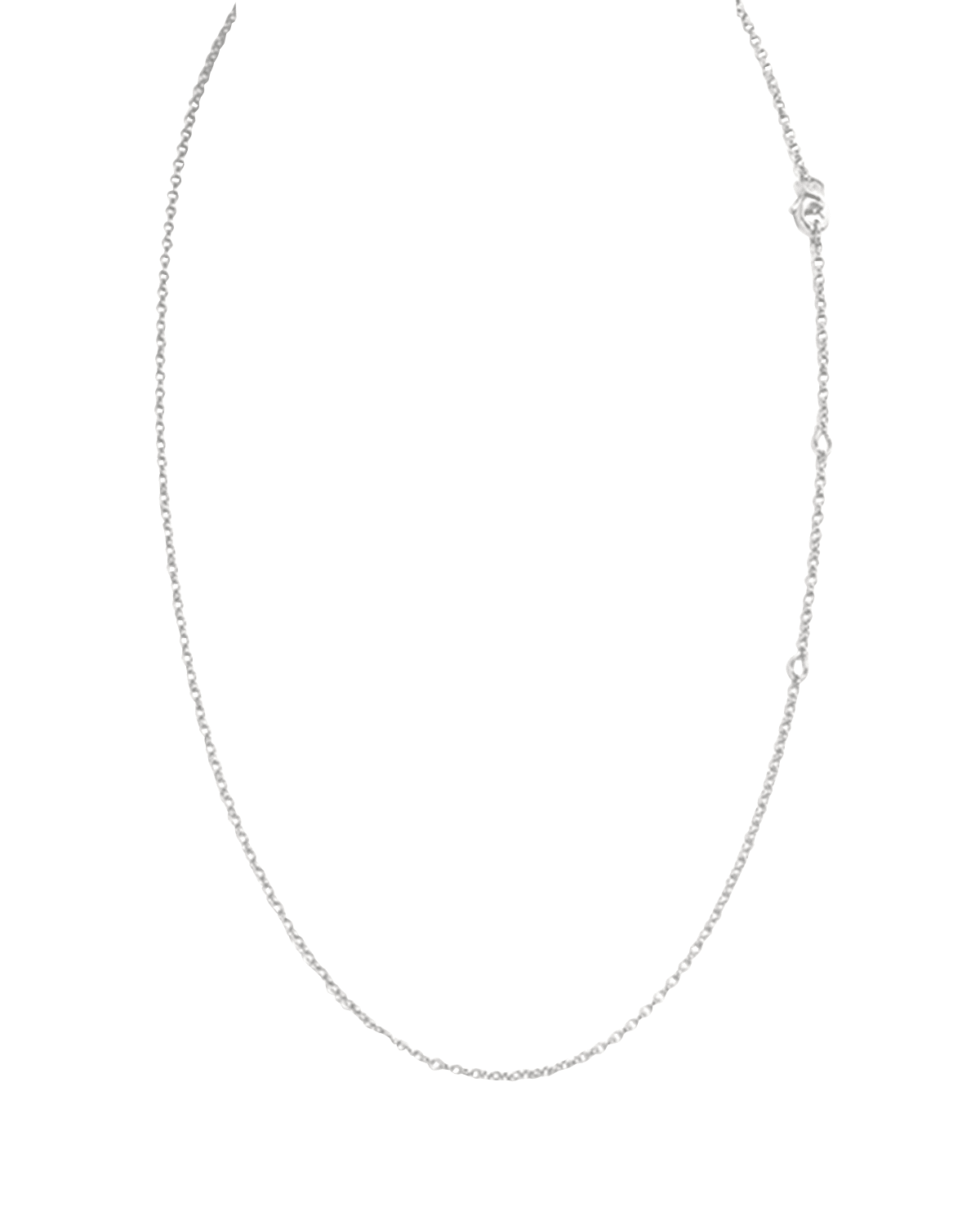 18k White Gold 2.0mm Belcher Chain Necklace