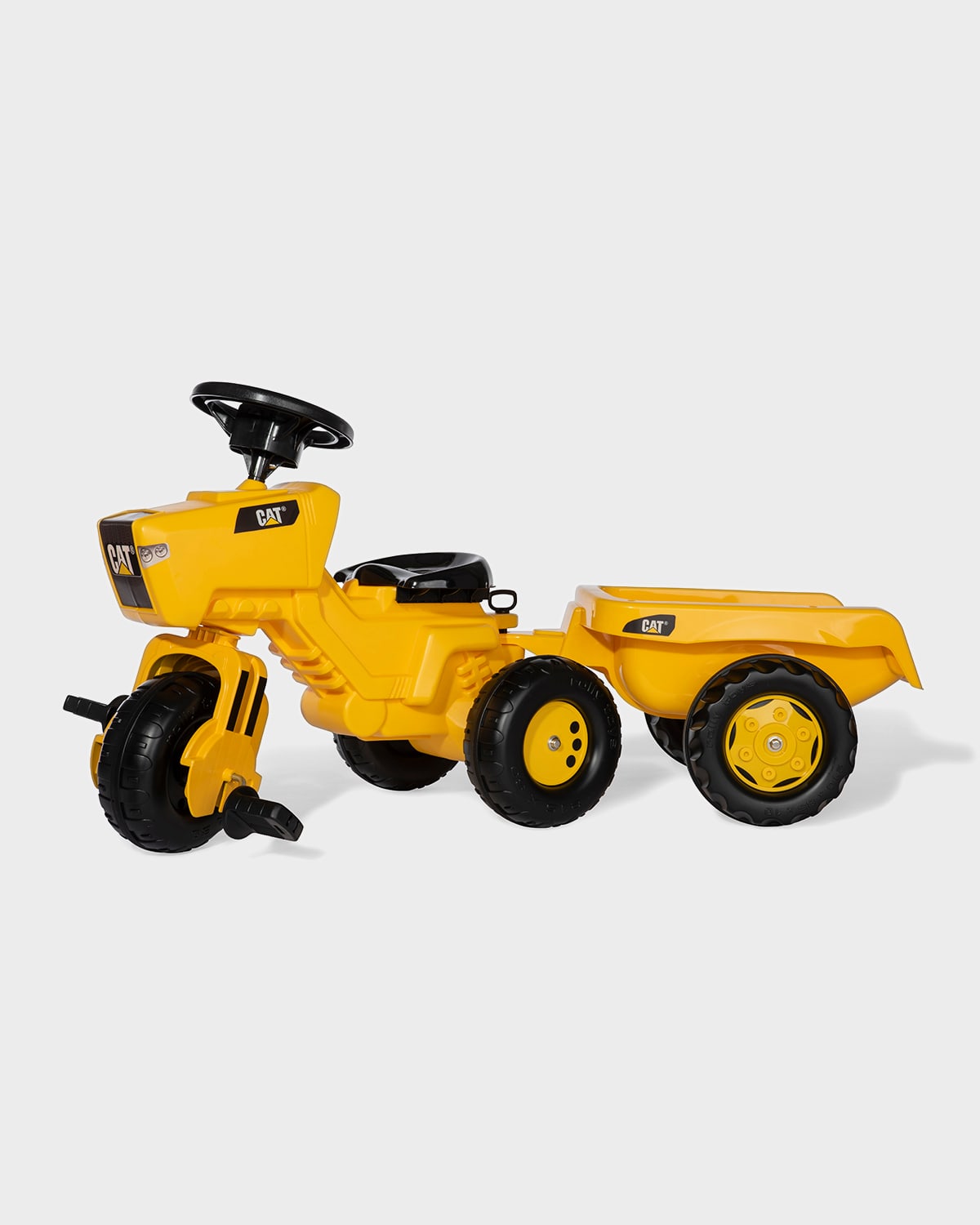 CAT 3-Wheel Tricycle Tractor with Trailer
