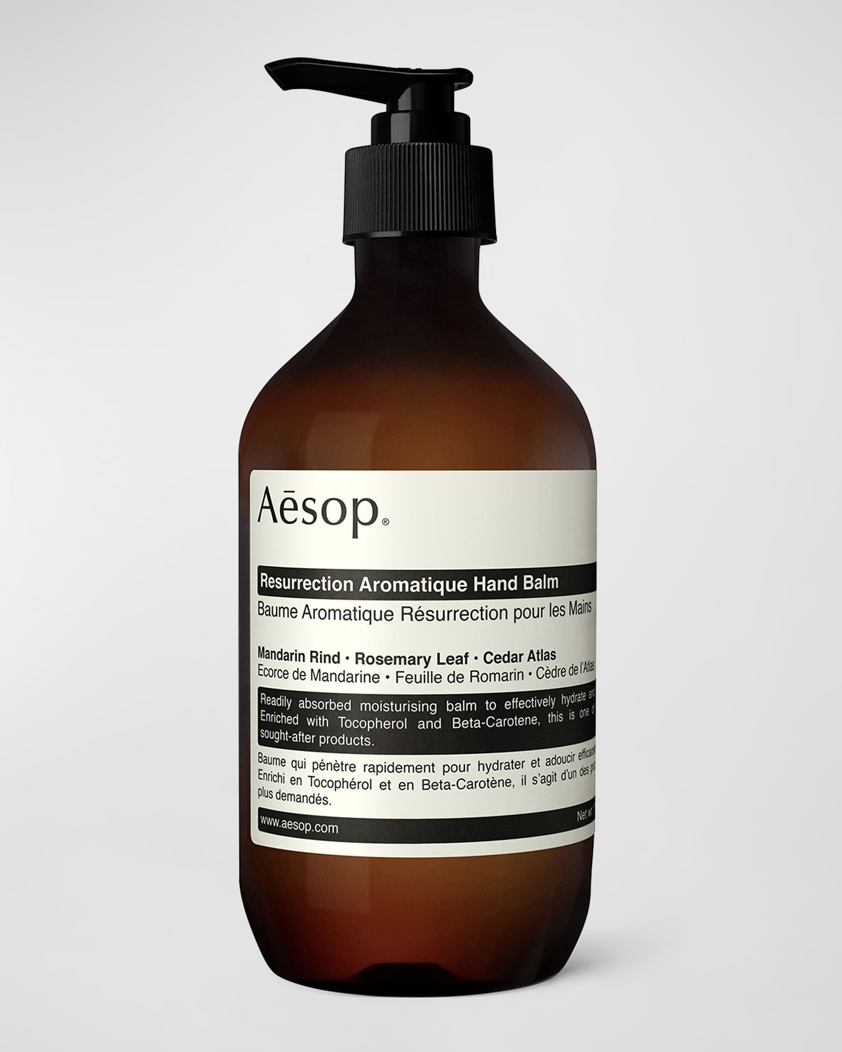 Aesop Resurrection Aromatique Hand Balm, 16.9 oz./ 500 mL