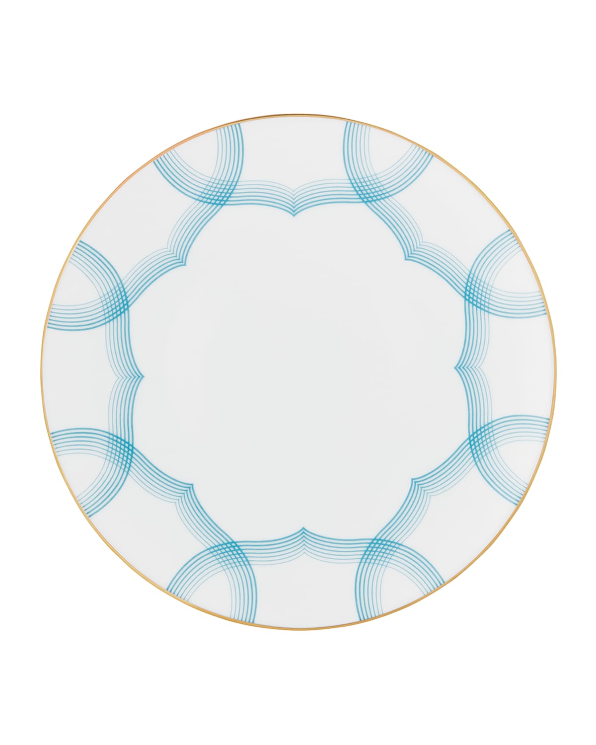 Raynaud Aura Dessert Plate #1 In Light Blue