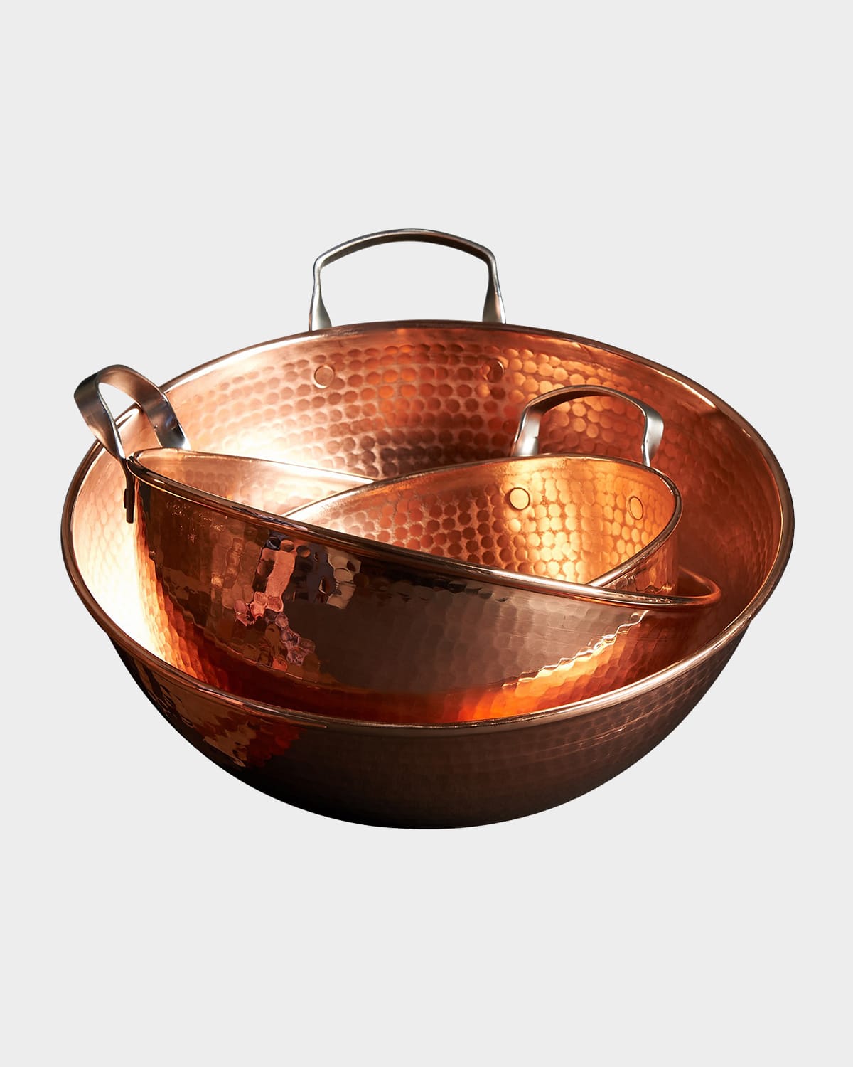 Sertodo Copper Copper Mixing Bowls, Set Of 3 In Copper