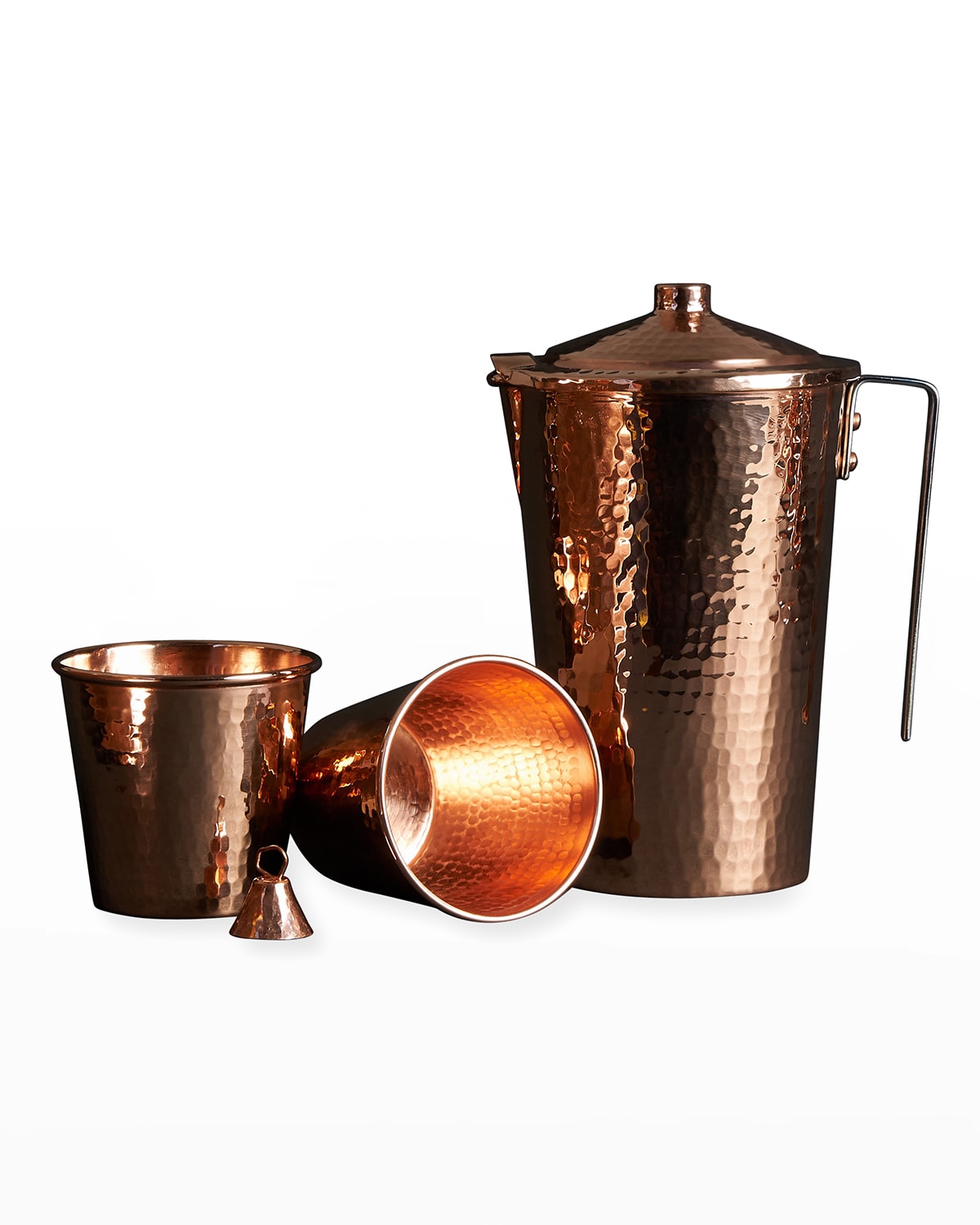 Shop Sertodo Copper Ayurvedic Water Set In Copper