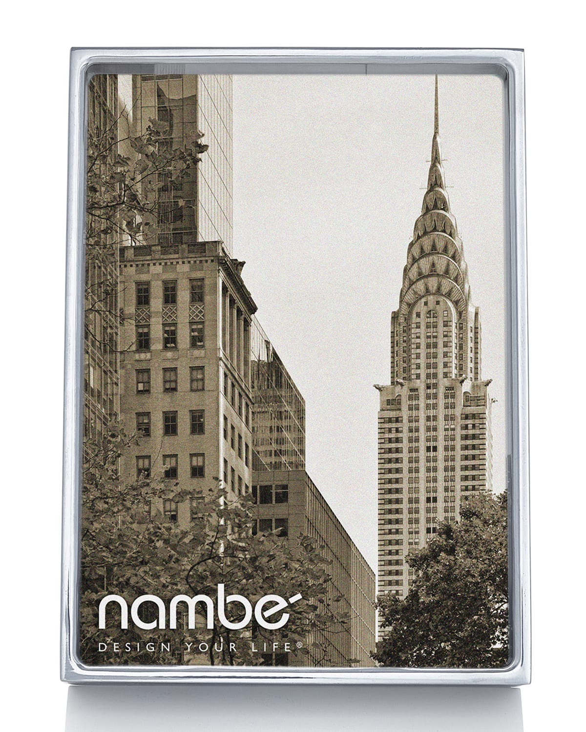 Shop Nambe Treso Picture Frame, 5" X 7" In Silver