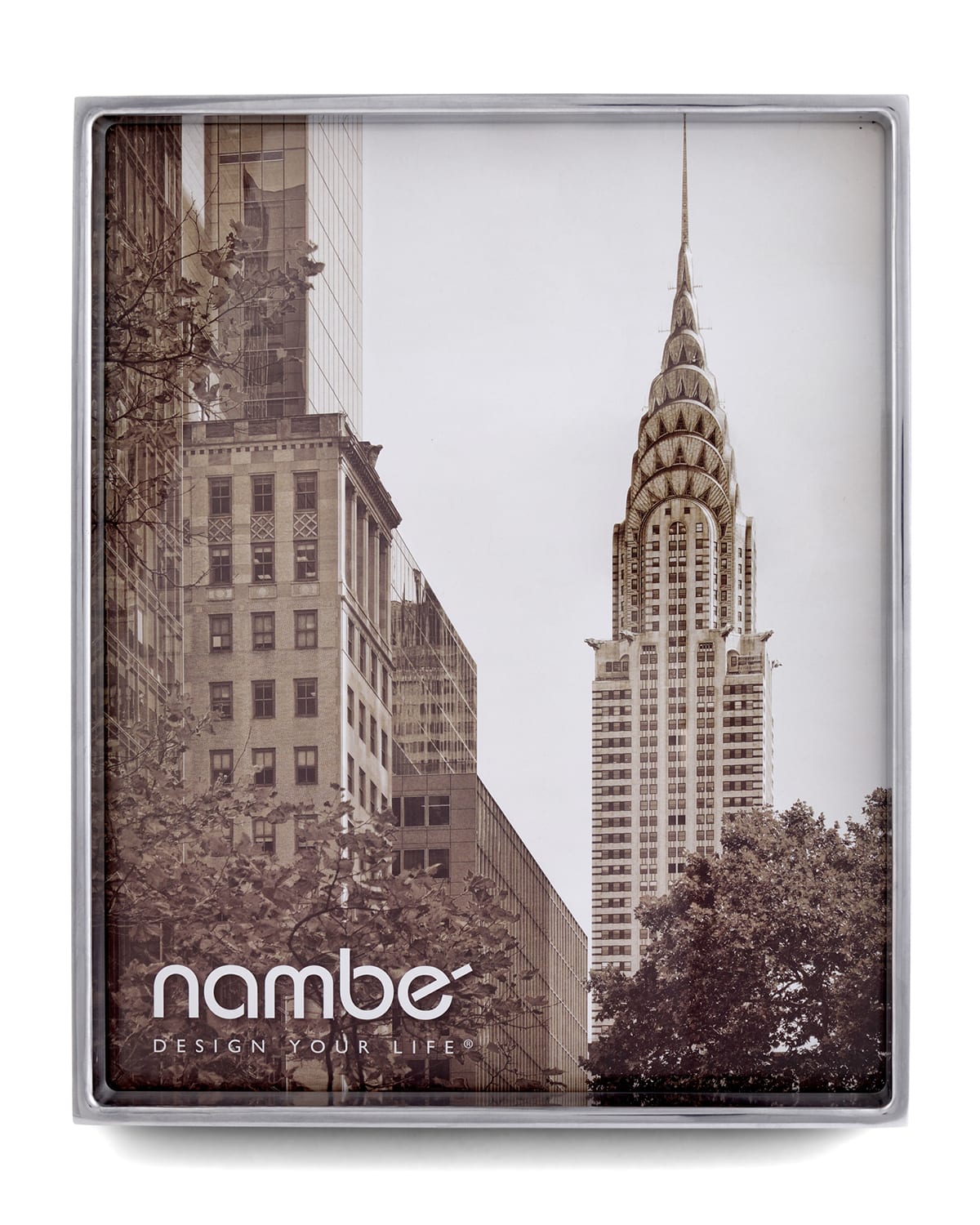 Shop Nambe Treso Picture Frame, 8" X 10" In Silver