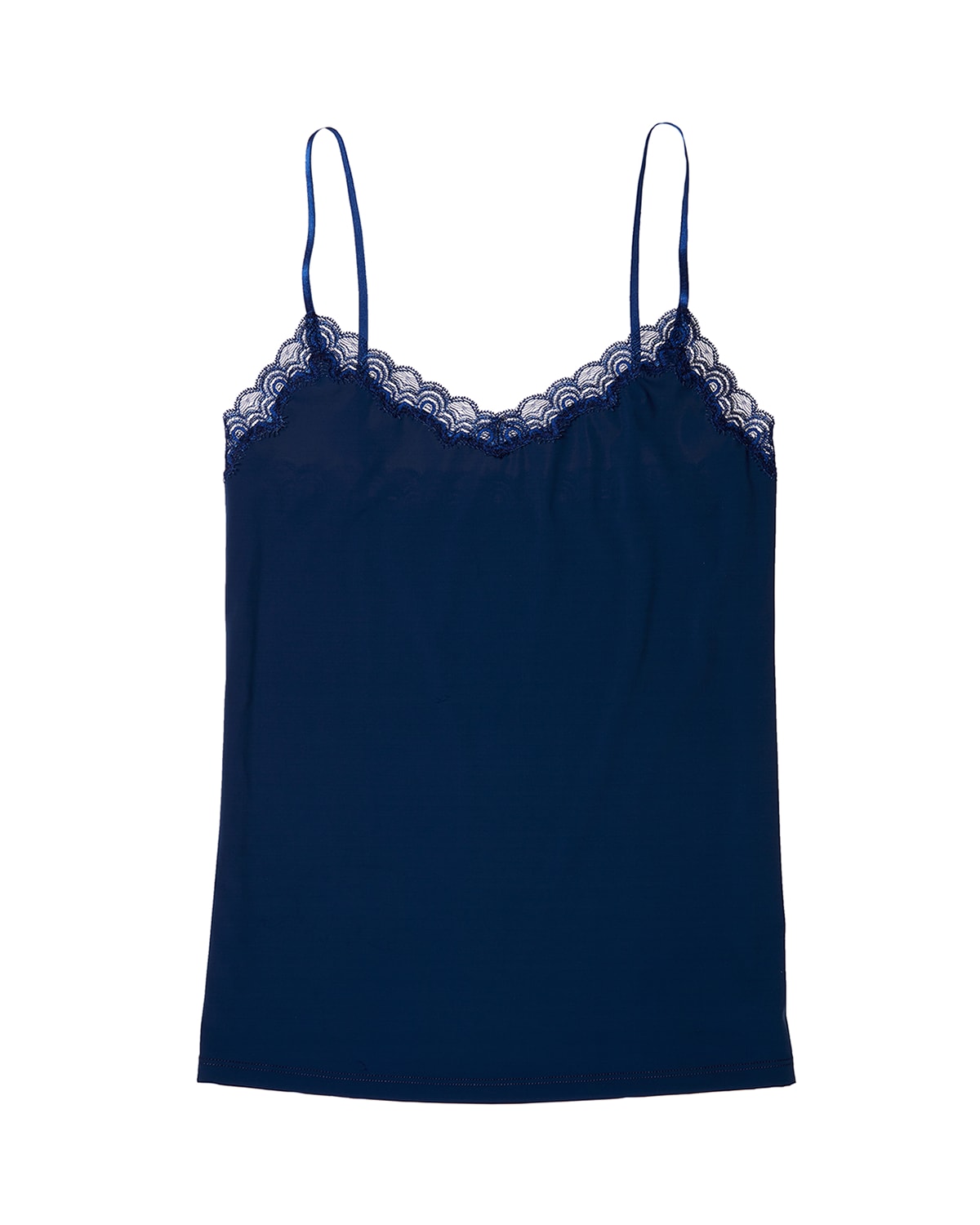 Uwila Warrior Happy Seams Lace Trim Camisole In Dress Blue