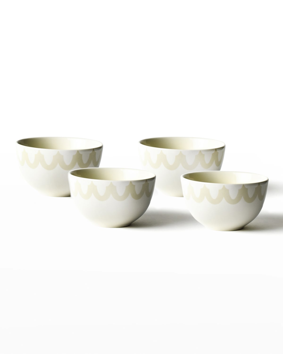 Shop Coton Colors Arabesque Trim Small Bowl In White