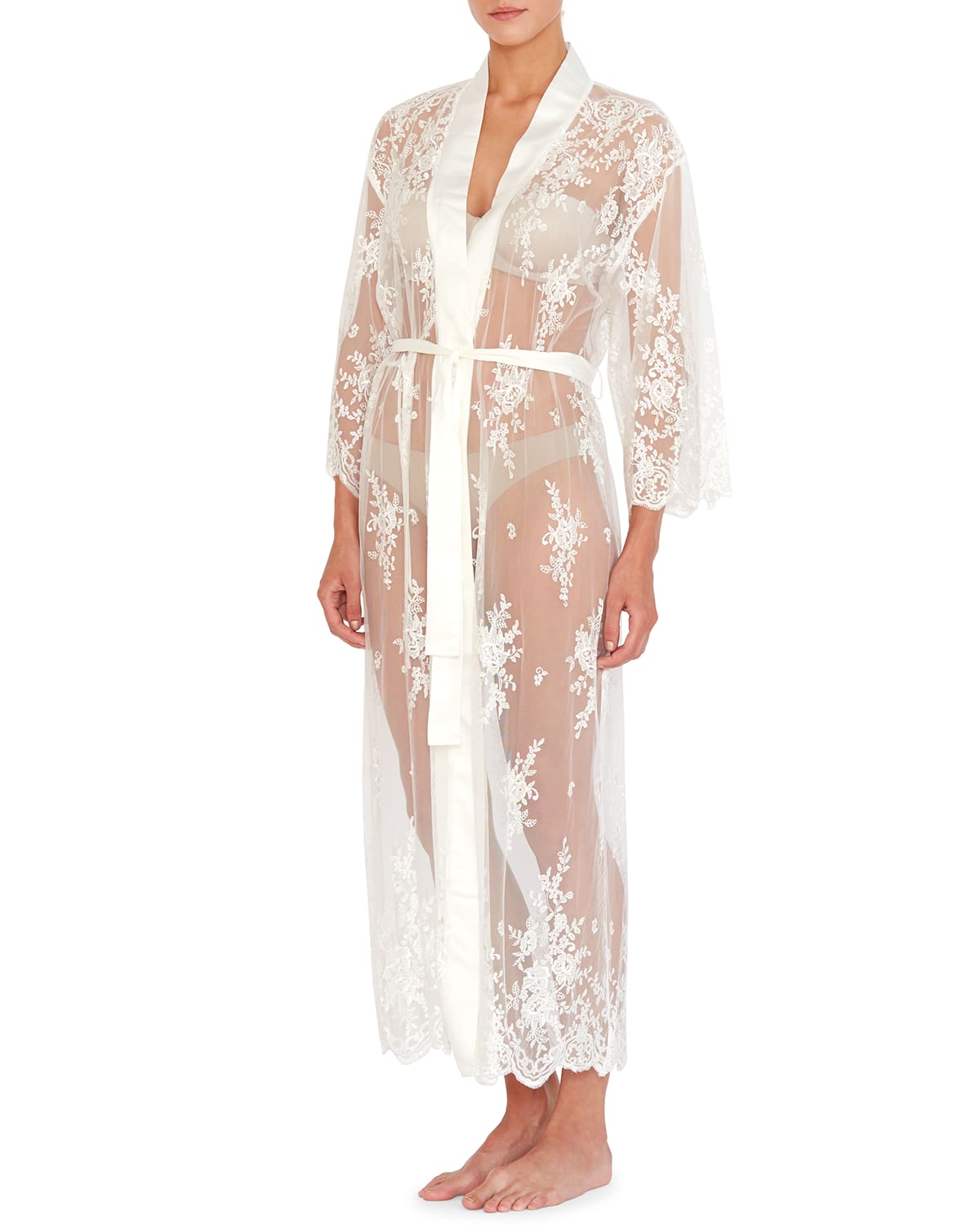 RYA COLLECTION DARLING LACE ROBE,PROD223550028
